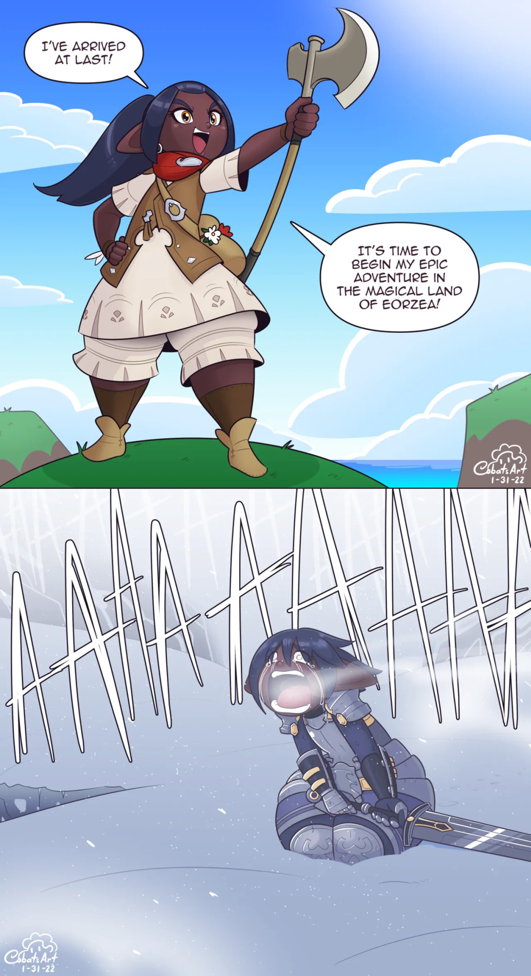 [Cobatsart] Mary Muffin: DRK Chocolate Cake (Final Fantasy XIV) Ongoing