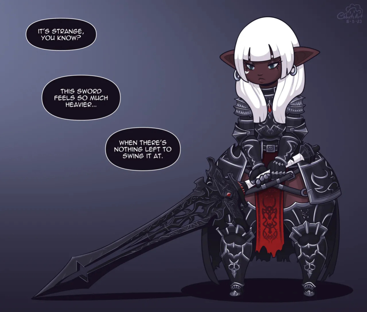 [Cobatsart] Mary Muffin: DRK Chocolate Cake (Final Fantasy XIV) Ongoing