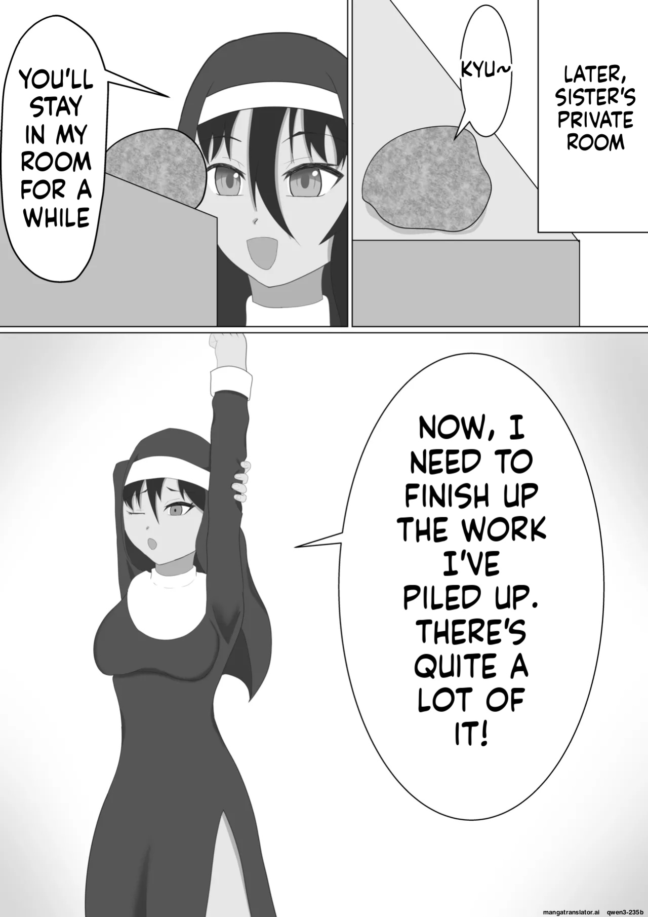 [Nanashina Nana] Kasshoku Sister ga Slime Shokushu ni Osowareru Hanashi (SCANMTL)