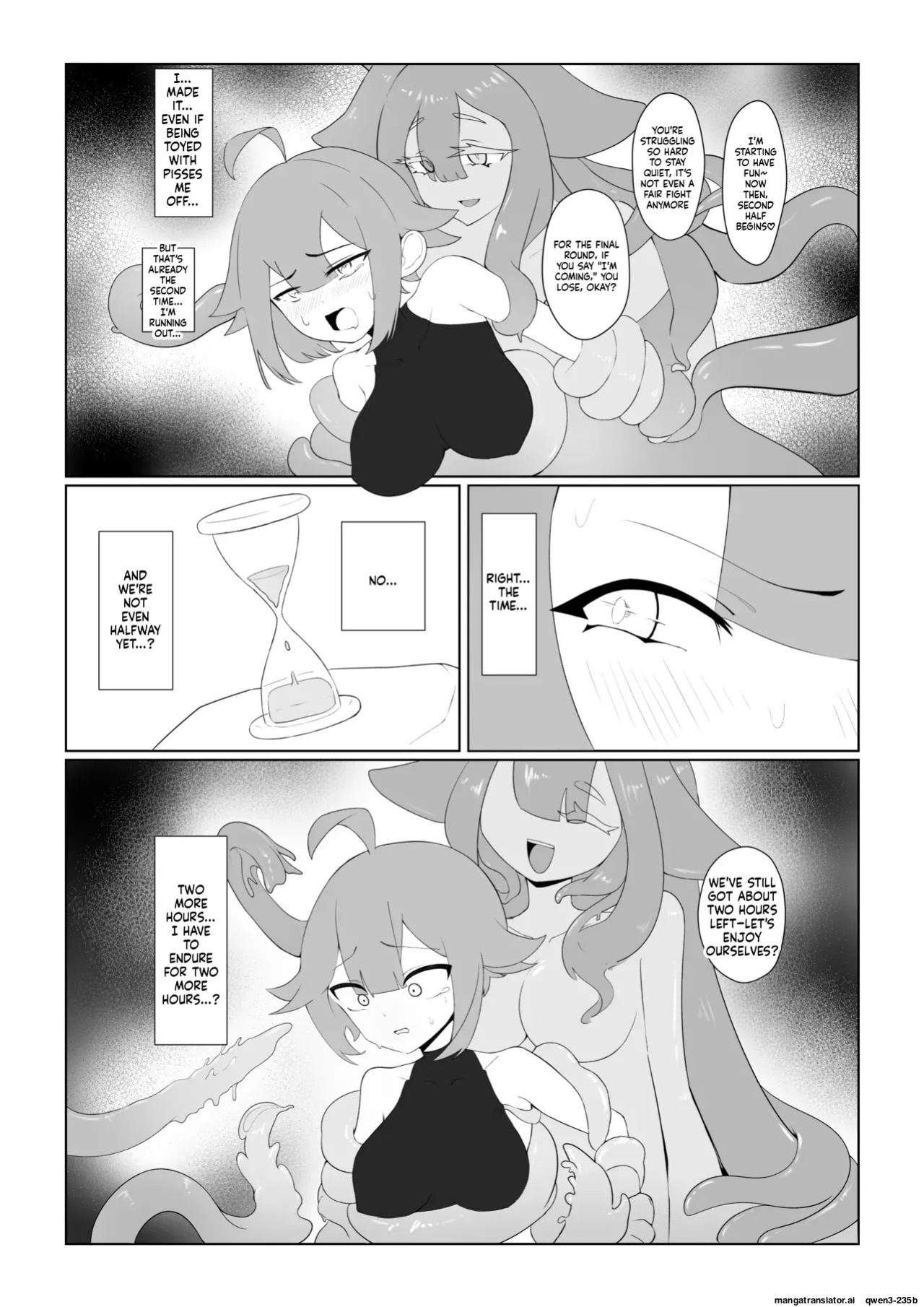 [ajimuni] Slime Onee-san to Onna Boukensha-chan [FIXED] (SCANMTL)