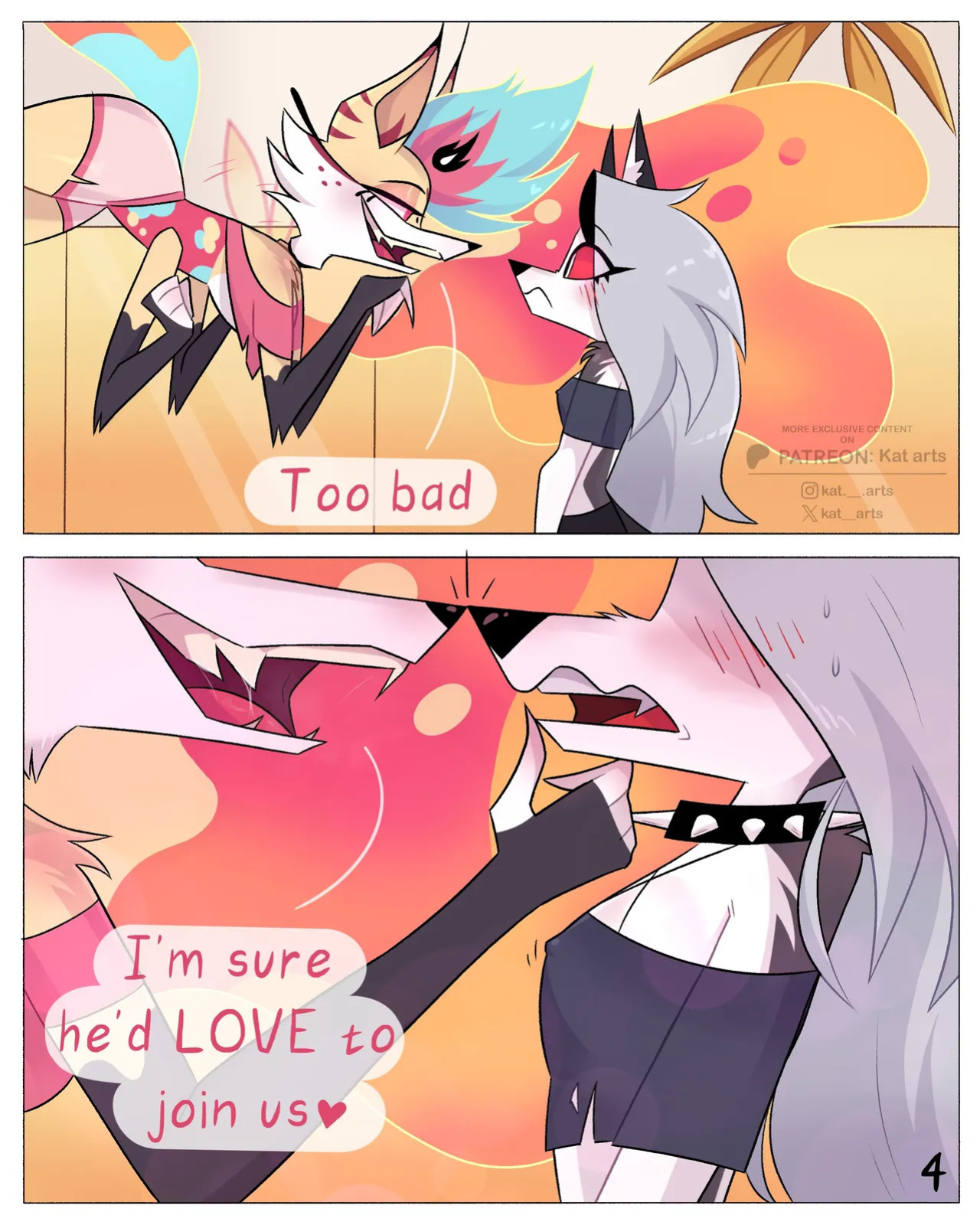 [Kat arts] Honey and Sour Cream (Helluva Boss) [Ongoing]