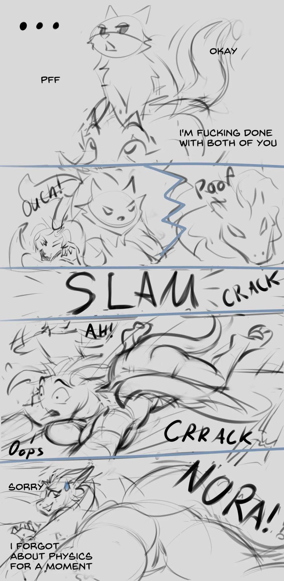 [NaiveTabby (Naive_Tabby)] Horny and Scaly + Extas (Ongoing)