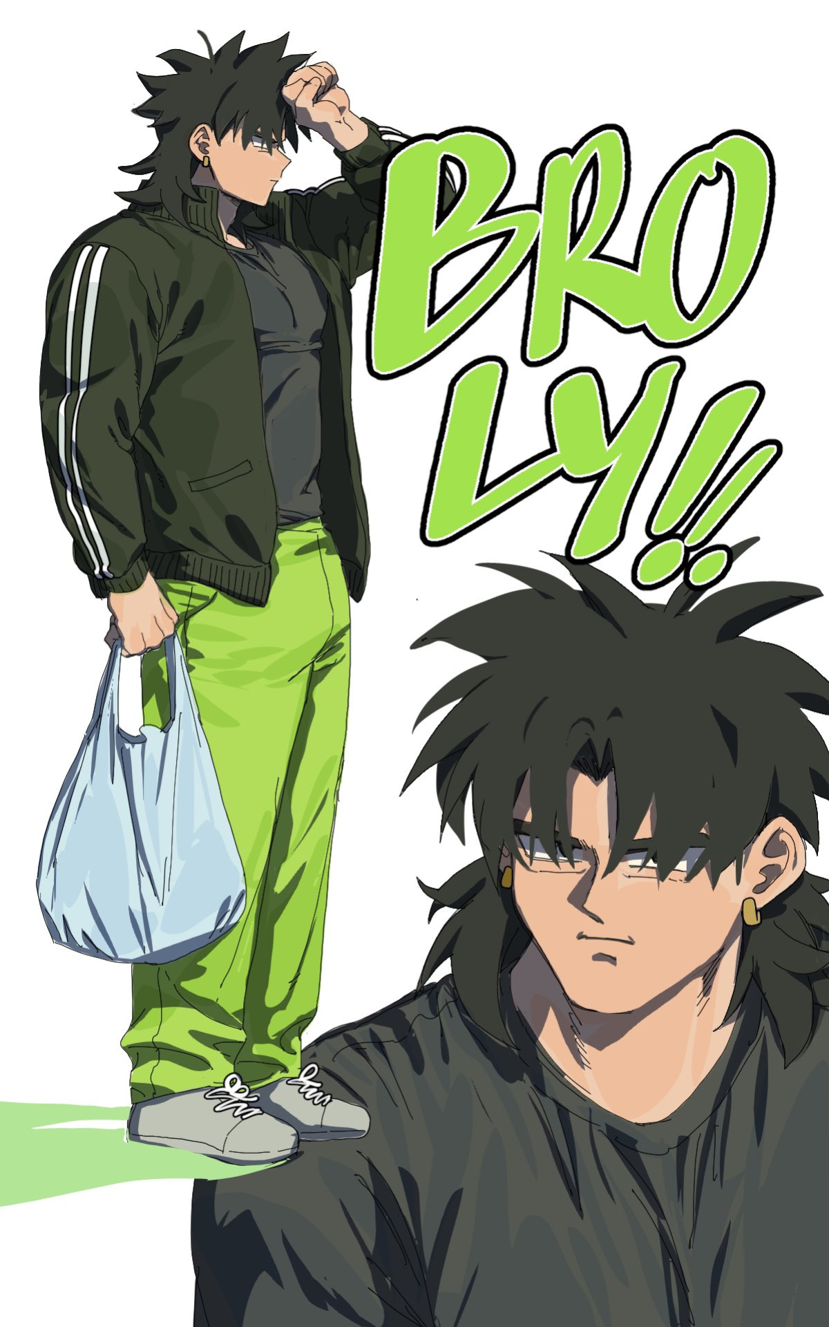 [Nia4294] Frankie x Broly (Foster's Home for Imaginary Friends/Dragon Ball Z)
