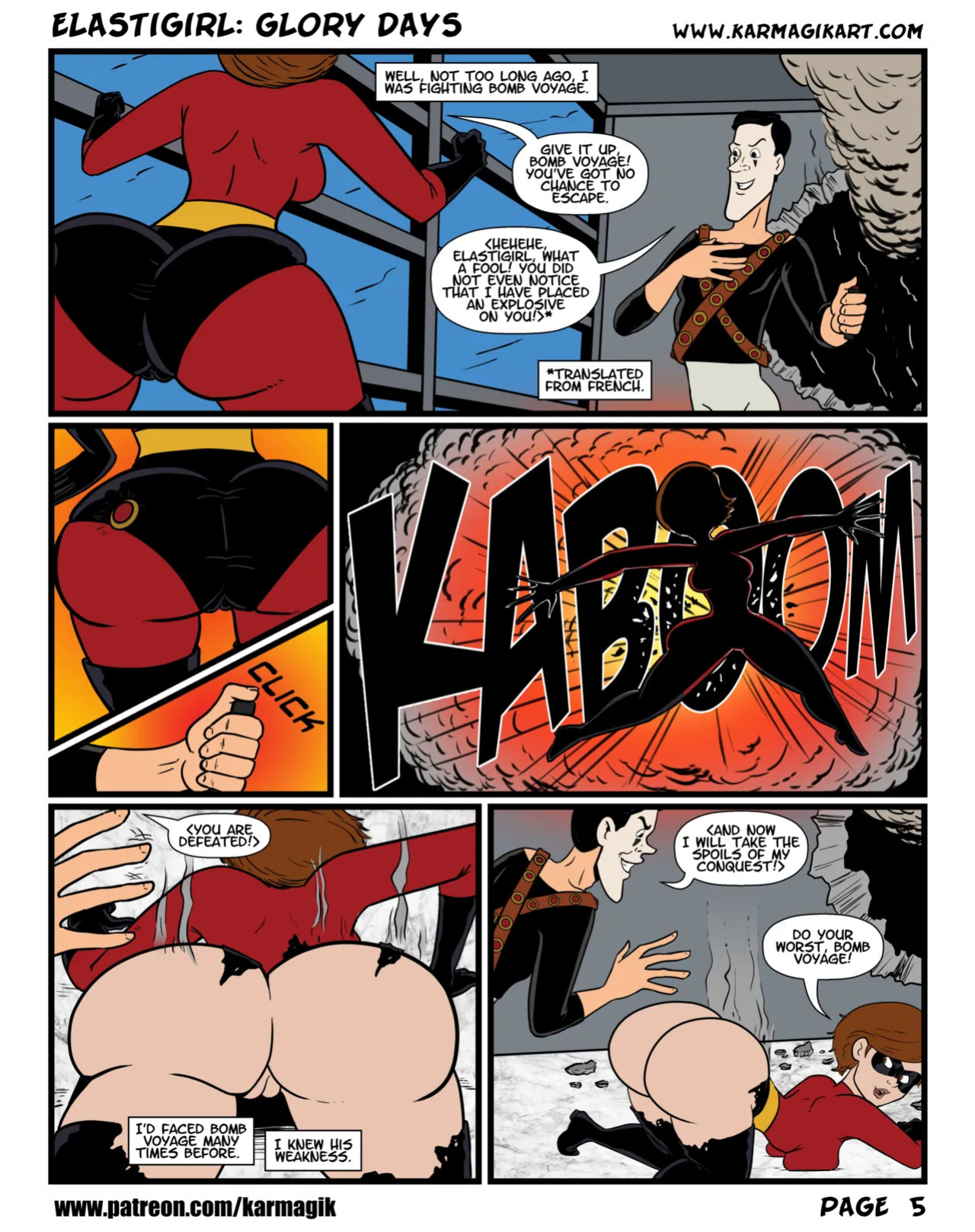 [Karmagik, JoeMangini] Elasti-Girl: Glory Days (The Incredibles) [color]