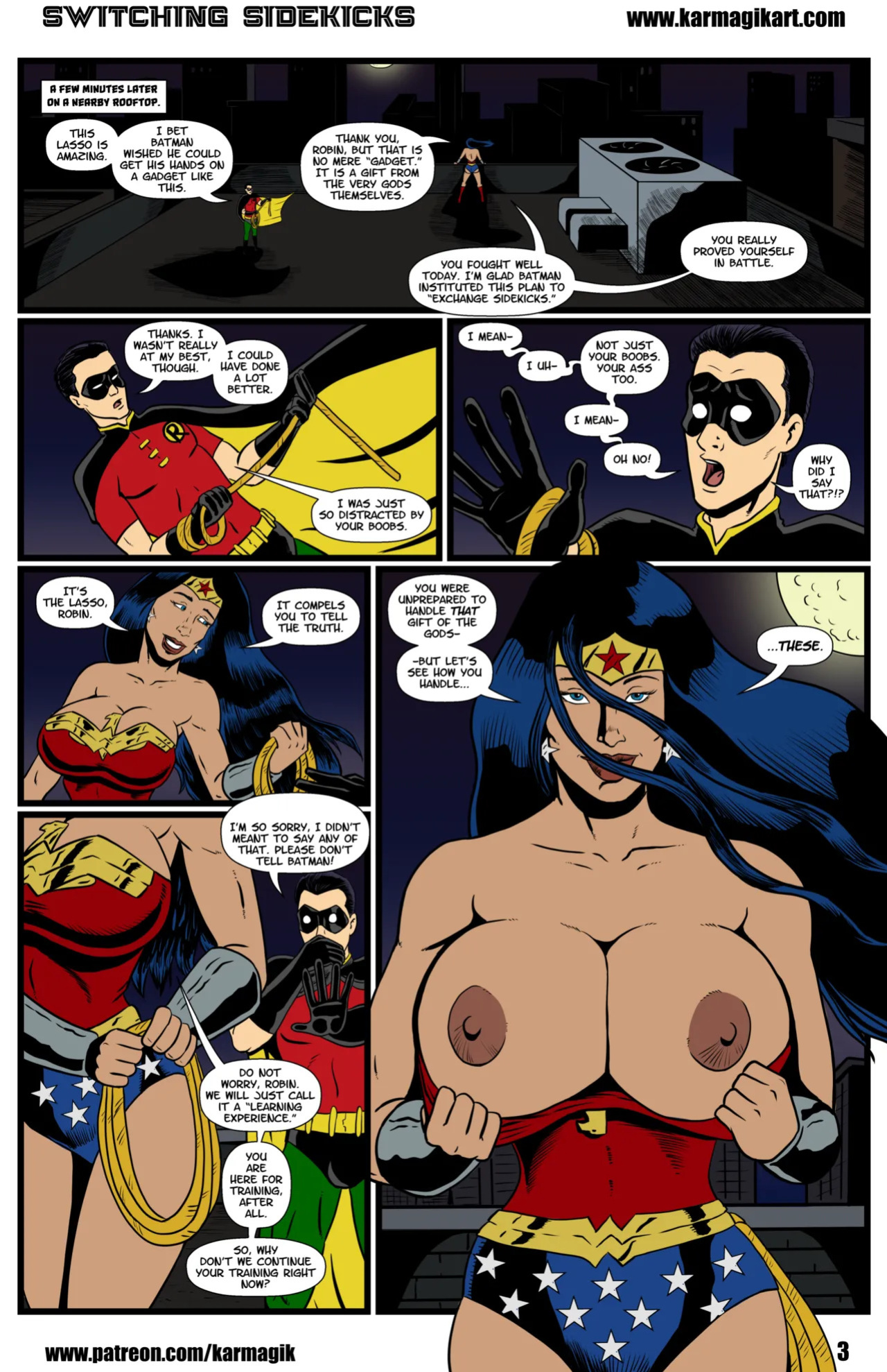 [Karmagik] Switching Sidekicks (Wonder Woman)