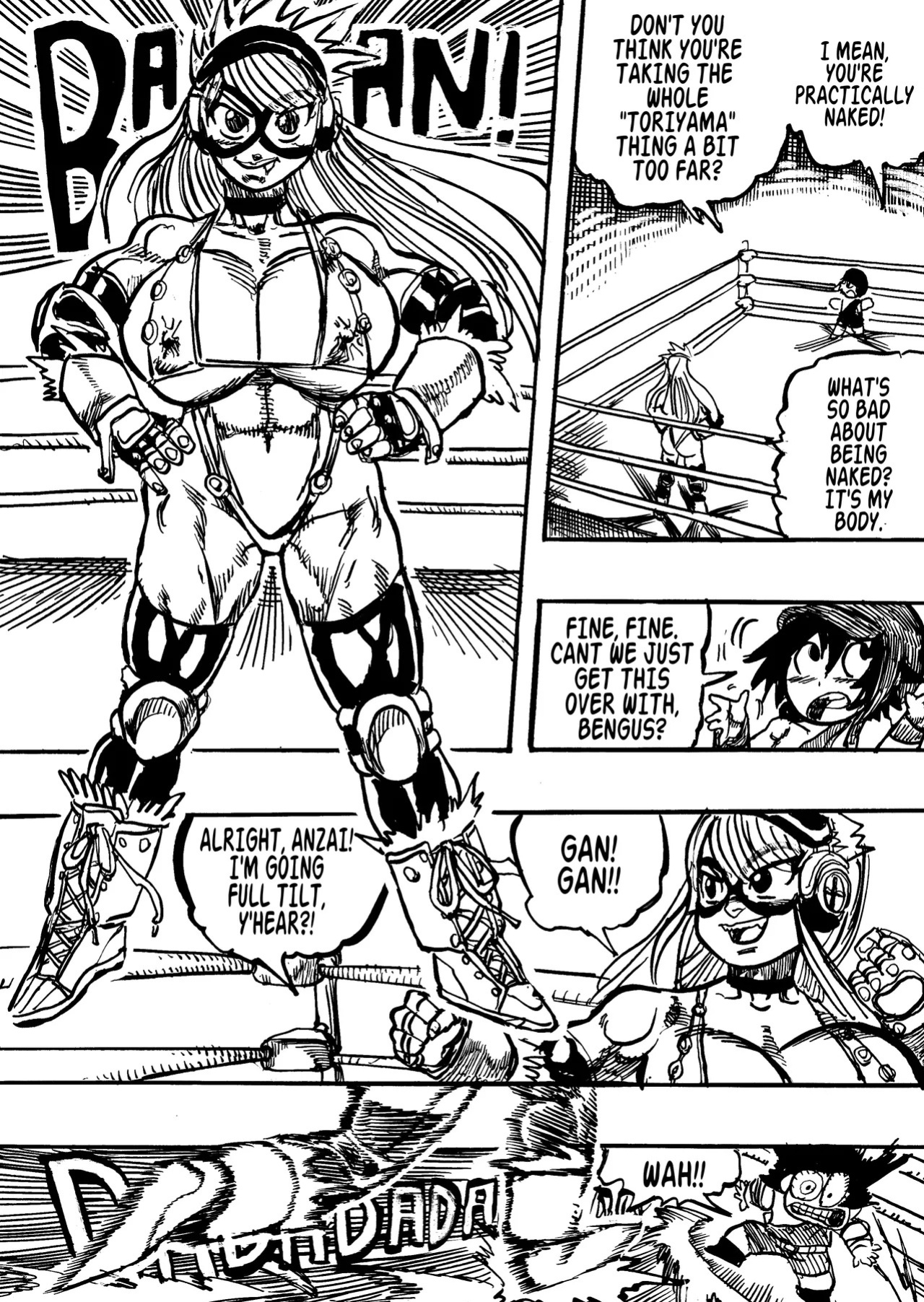 [Gouda Dunn] Genkai Toppa Wrestling! (Cancelled)
