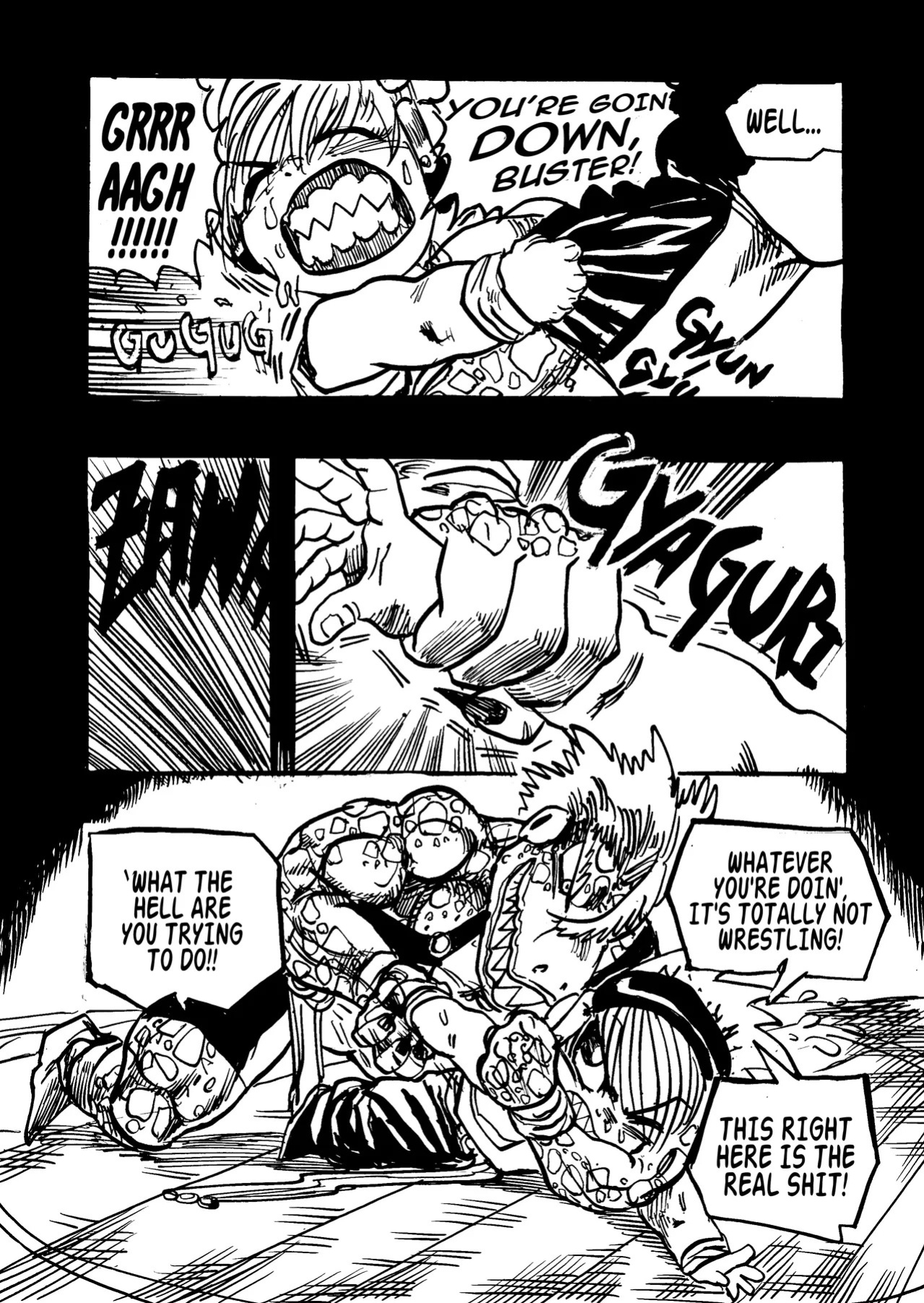[Gouda Dunn] Genkai Toppa Wrestling! (Cancelled)