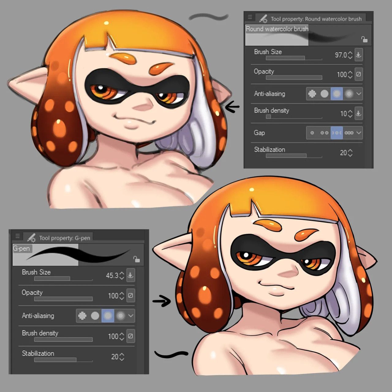 [Greyimpaction] Charlie the Big Tittied Inkling Slut (Splatoon)