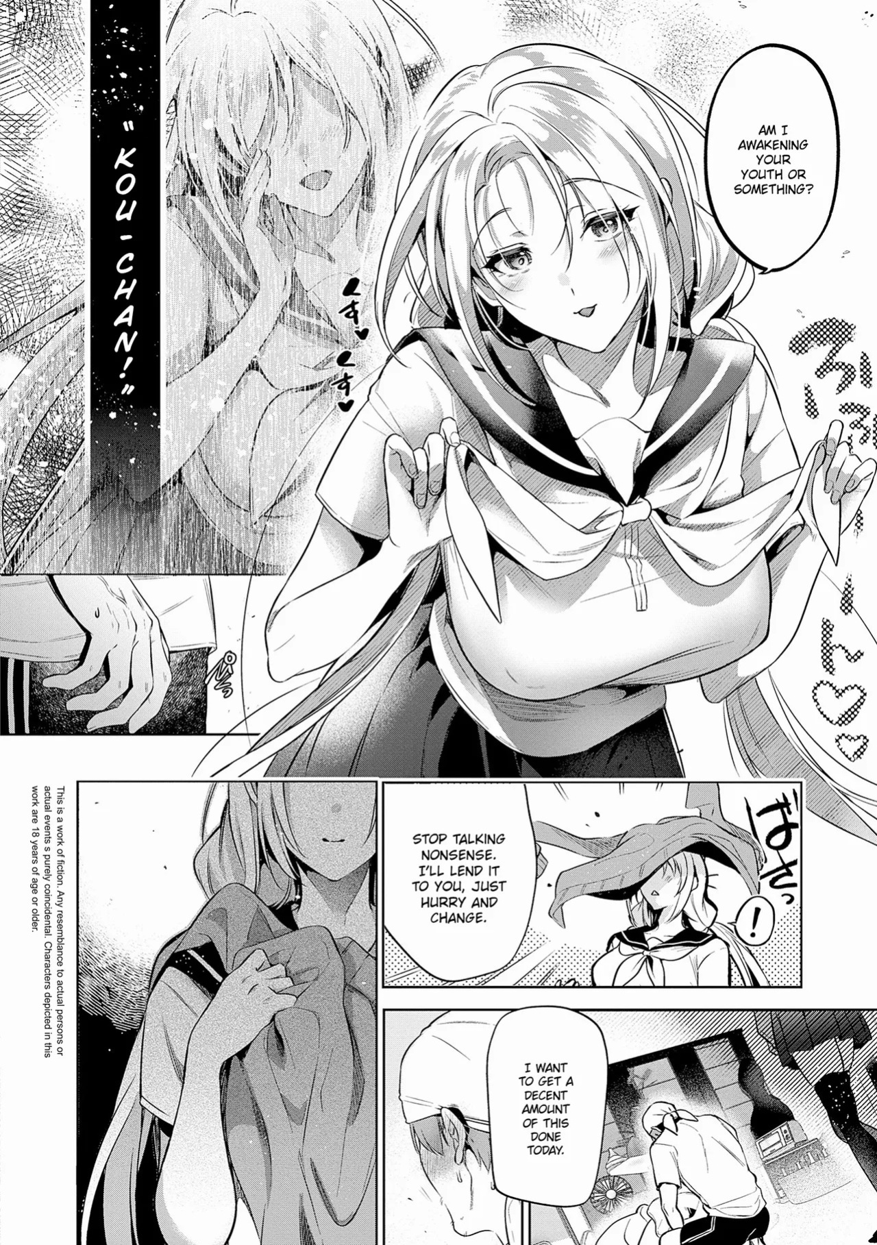 [Hinazuka Ryo] Omokage Asobi 1+2 | Playing with Memories 1+2 (Nureru, Oboreru, Sore wa Koi.) [English] [ConTL] [Digital]