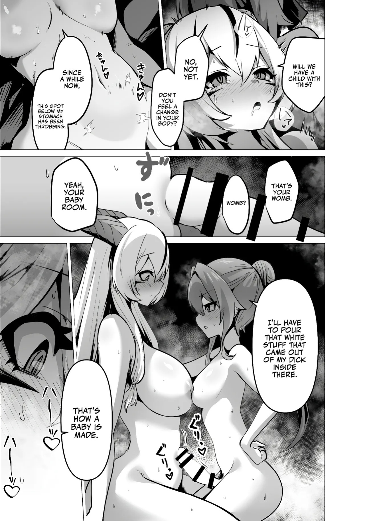 [Hashioki (Otemoto)] Saikyou Shuzoku no Ryuu no Musume ga Shitsukoku Kozukuri o Nedatte Kuru node Futanari Chinchin de Wakaraseru Hanashi | The Daughter of the Strongest Dragon Race Won't Stop Begging for a Baby, So I'll Teach Her a Lesson with My Futanar