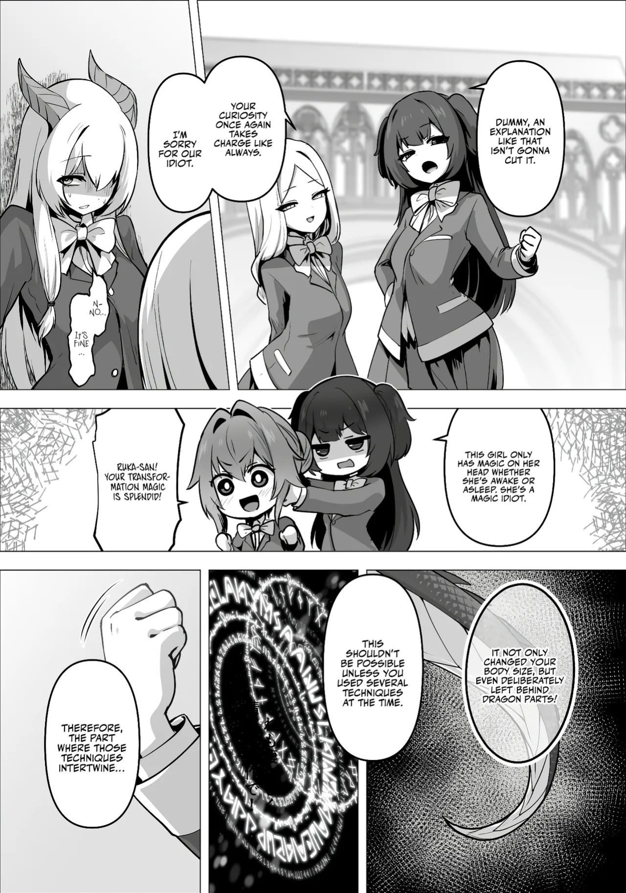 [Hashioki (Otemoto)] Saikyou Shuzoku no Ryuu no Musume ga Shitsukoku Kozukuri o Nedatte Kuru node Futanari Chinchin de Wakaraseru Hanashi | The Daughter of the Strongest Dragon Race Won't Stop Begging for a Baby, So I'll Teach Her a Lesson with My Futanar