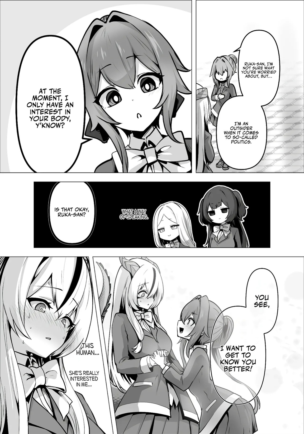 [Hashioki (Otemoto)] Saikyou Shuzoku no Ryuu no Musume ga Shitsukoku Kozukuri o Nedatte Kuru node Futanari Chinchin de Wakaraseru Hanashi | The Daughter of the Strongest Dragon Race Won't Stop Begging for a Baby, So I'll Teach Her a Lesson with My Futanar