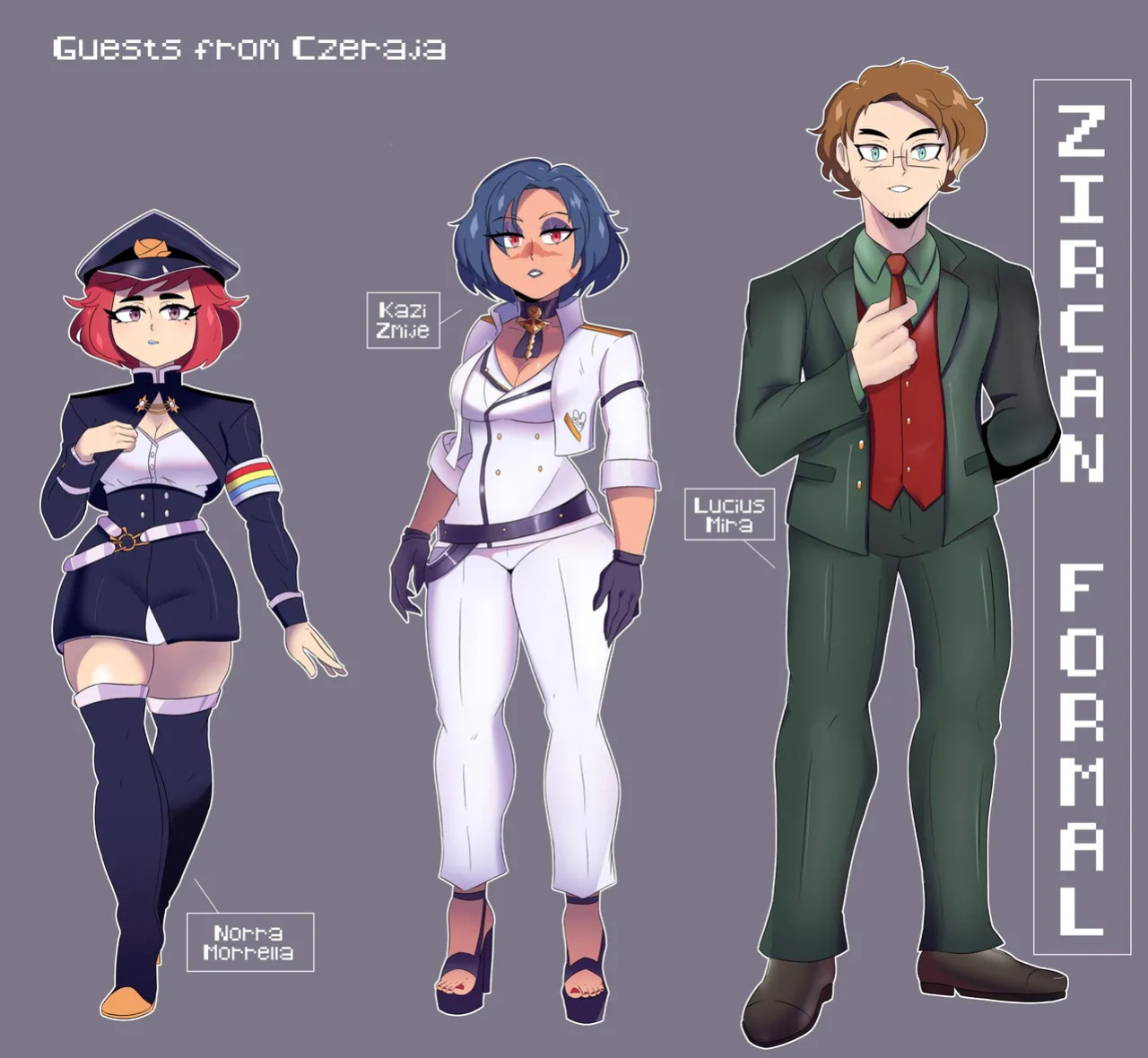 [various] Norra Morella (Pokemon OC by GalaxyKhy)