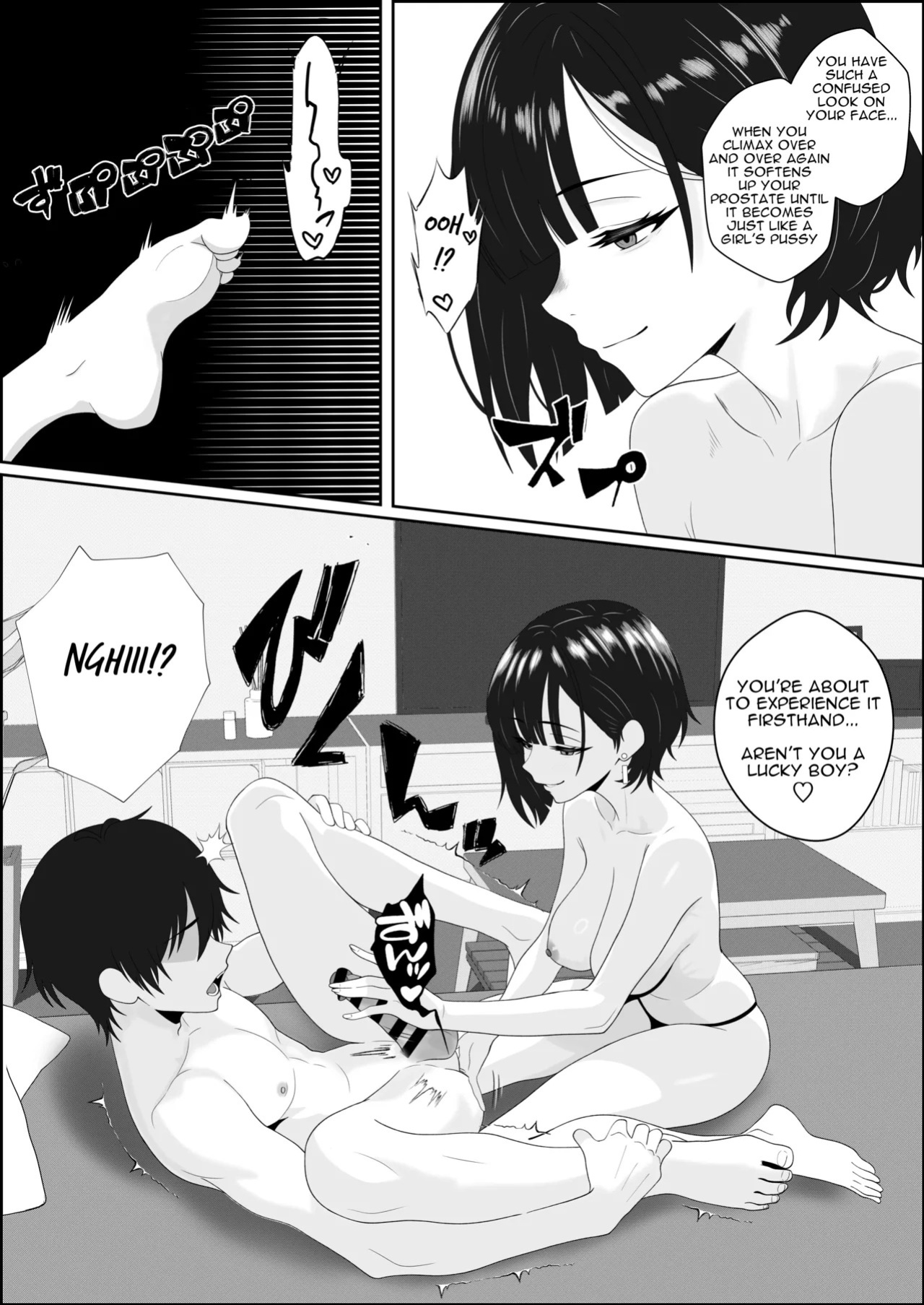 [Seijin 14-sai (Sankaku Noel)] Netorareta Kanojo ga Joou-sama ni natte Kaettekita ~Ruined de Kintama o Kara ni sarete Zenritsusen o Ijirarete Nandomo Nandomo Mesuikishite Choukyou sareru Ohanashi~ [English]