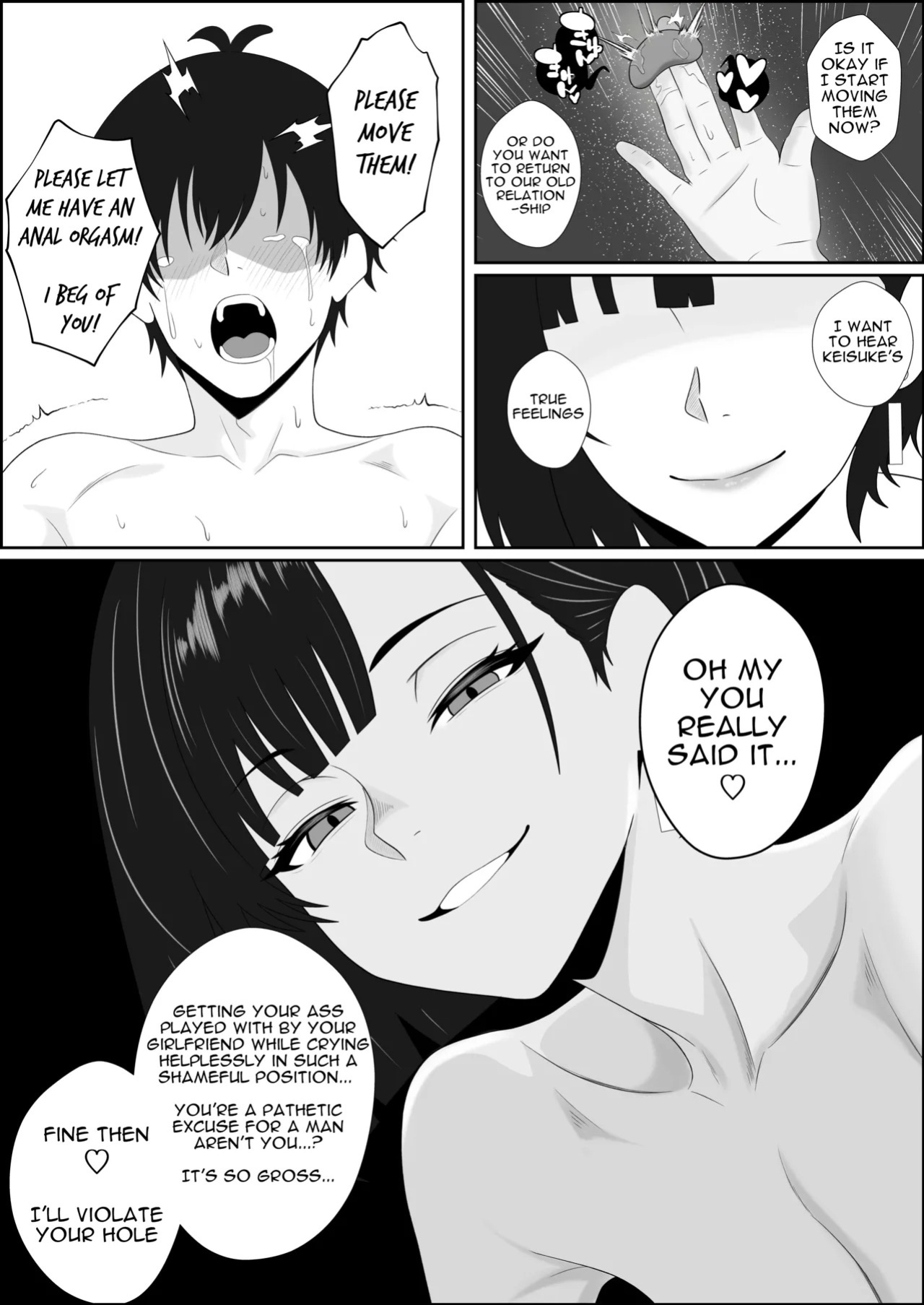 [Seijin 14-sai (Sankaku Noel)] Netorareta Kanojo ga Joou-sama ni natte Kaettekita ~Ruined de Kintama o Kara ni sarete Zenritsusen o Ijirarete Nandomo Nandomo Mesuikishite Choukyou sareru Ohanashi~ [English]
