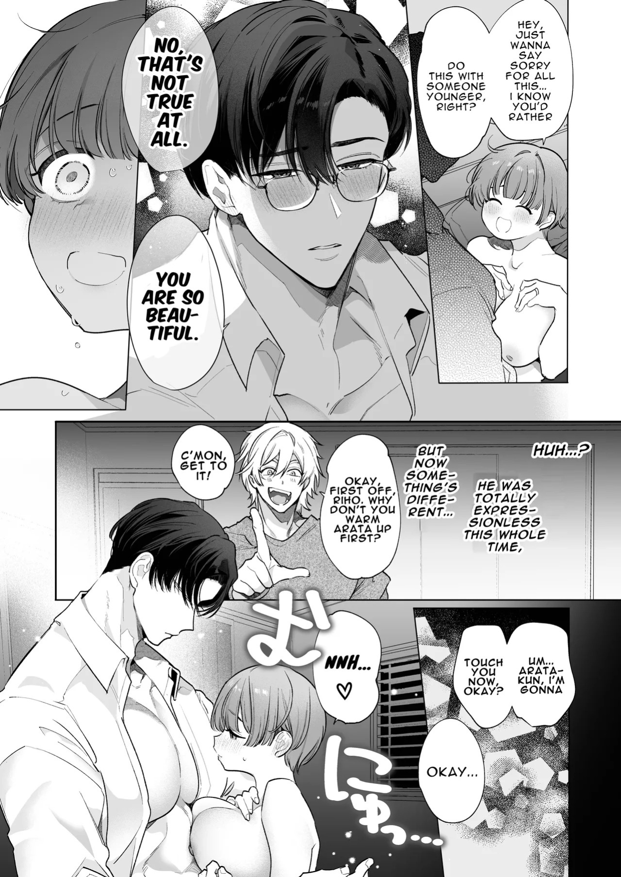 [Yatomomin (Yamamoto Tomomitsu)] Riho NTR ~Ordered By My Husband to Get Fucked By His Colleague~ [English] [Mina-san TL] [Digital]