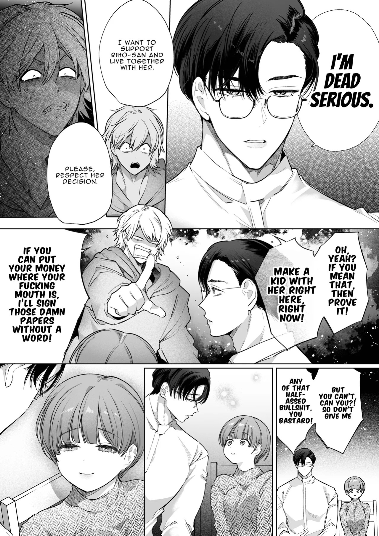 [Yatomomin (Yamamoto Tomomitsu)] Riho NTR ~Ordered By My Husband to Get Fucked By His Colleague~ [English] [Mina-san TL] [Digital]