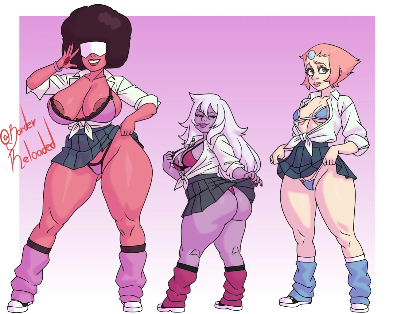 [Border Reloaded] Gyaru outfits (various)