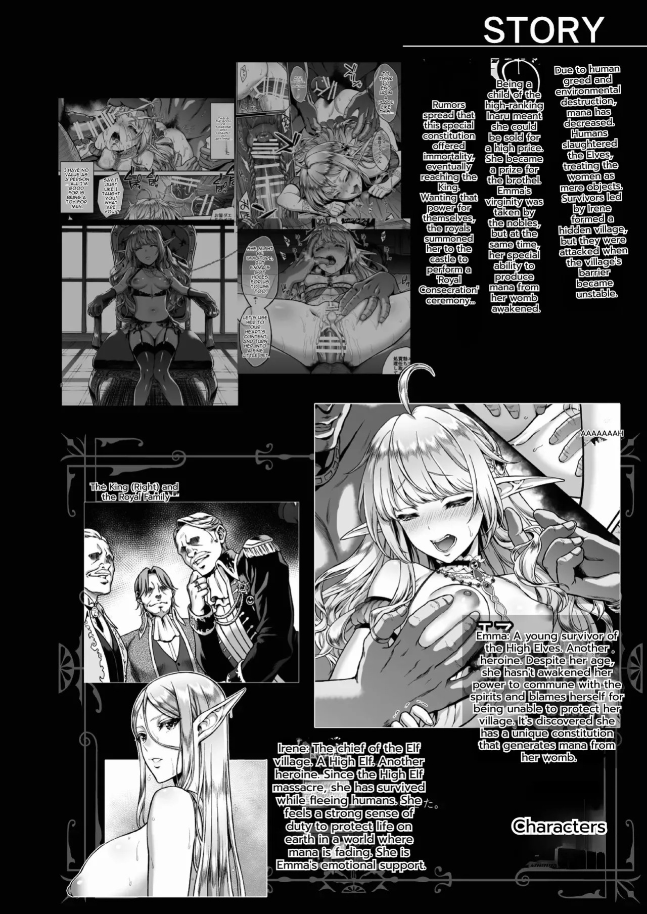 [H.B.A (Usagi Nagomu)] The Twilight Elf of the Evening 6: High Elf Turned Harlot 3 [Decensored] [Digital] [English]