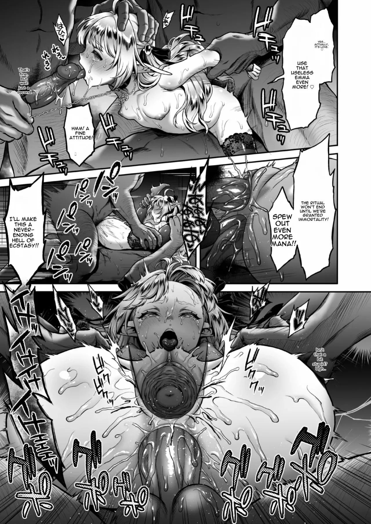 [H.B.A (Usagi Nagomu)] The Twilight Elf of the Evening 6: High Elf Turned Harlot 3 [Decensored] [Digital] [English]