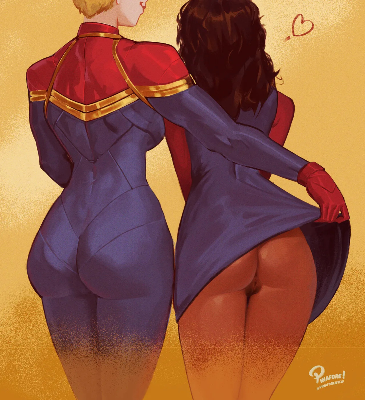 [Pinafore] Ms. Marvel x Captain Marvel