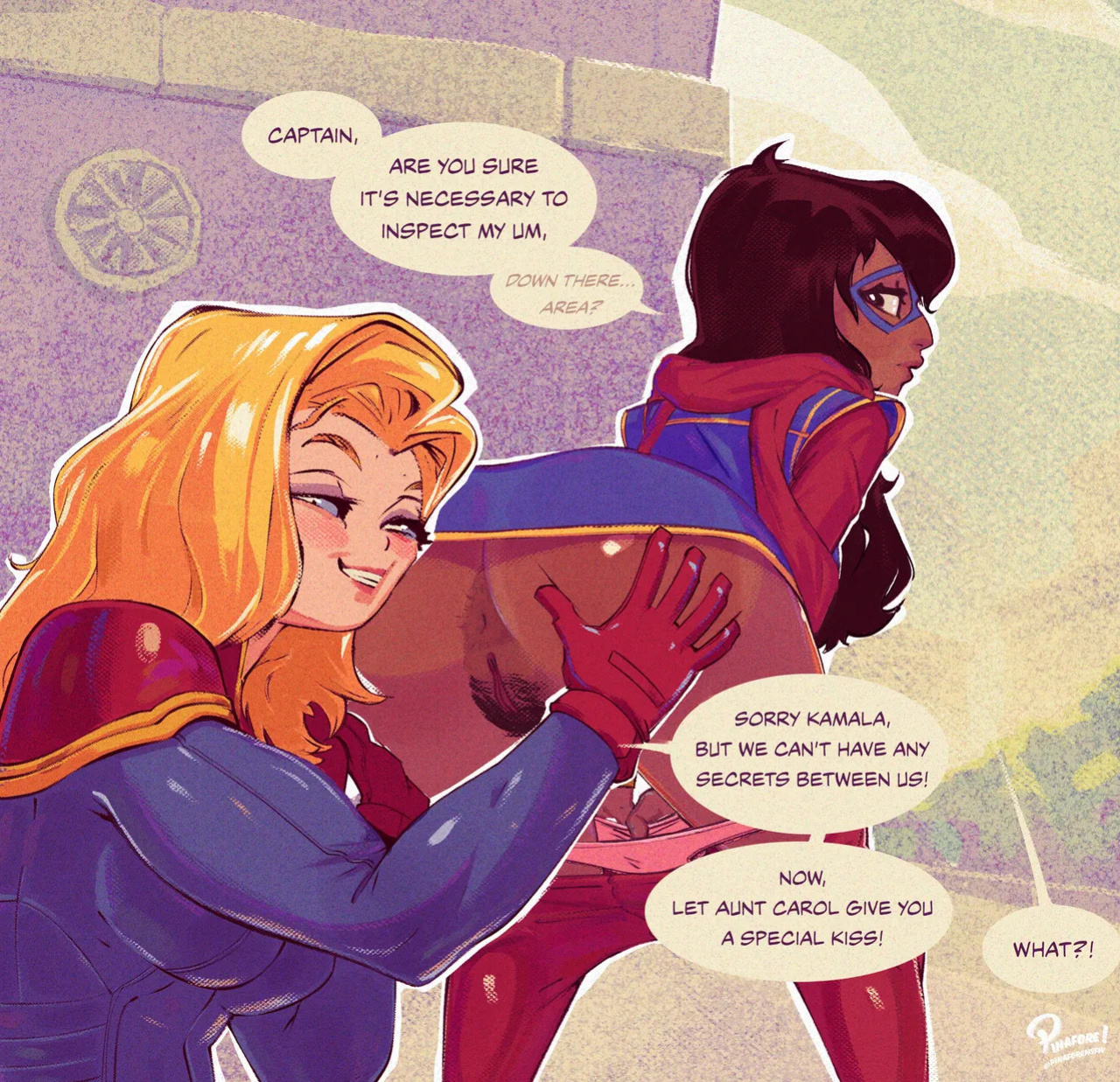[Pinafore] Ms. Marvel x Captain Marvel