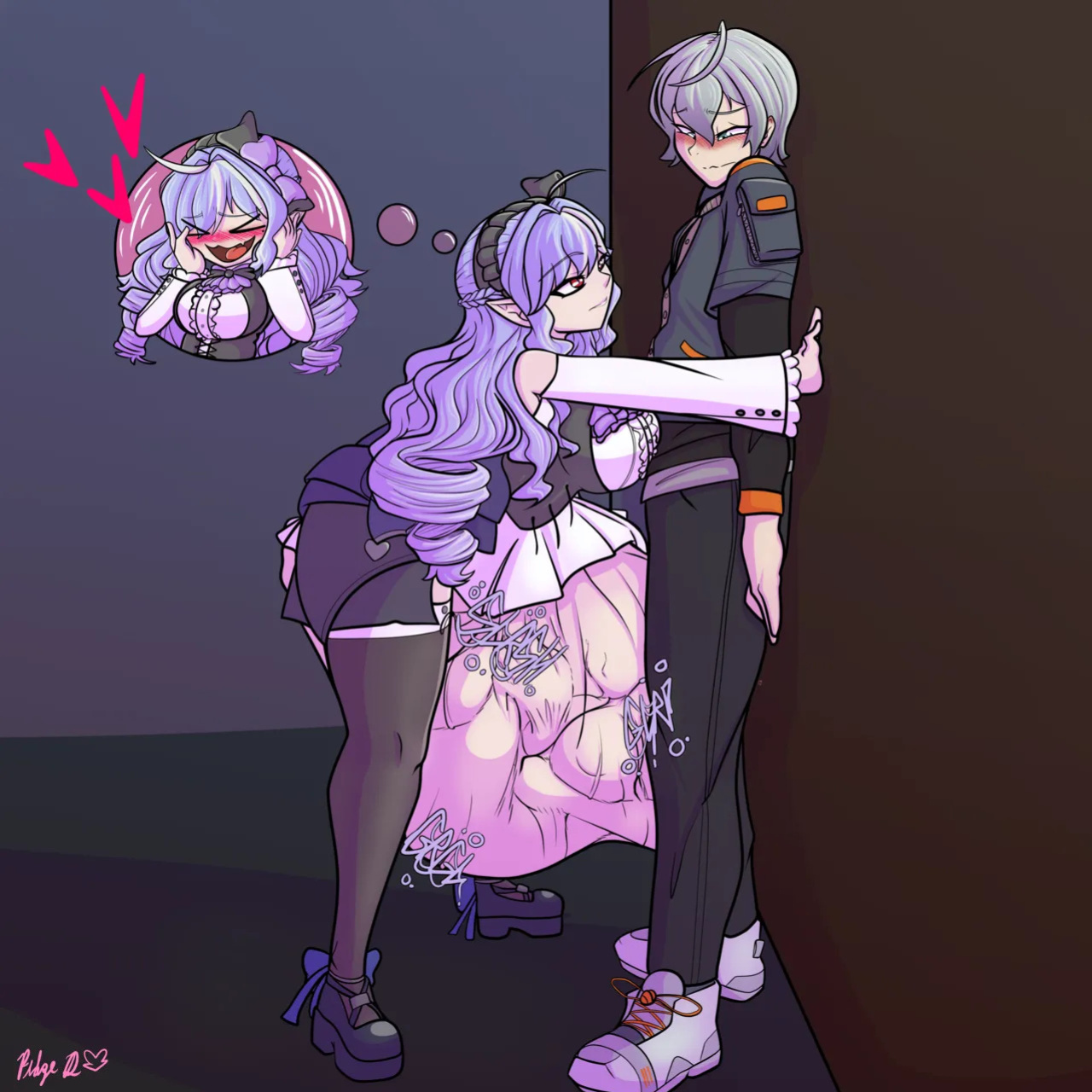 [pidgedouglas & Fatedmeal] Caught Between a Gut and a Kabedon!
