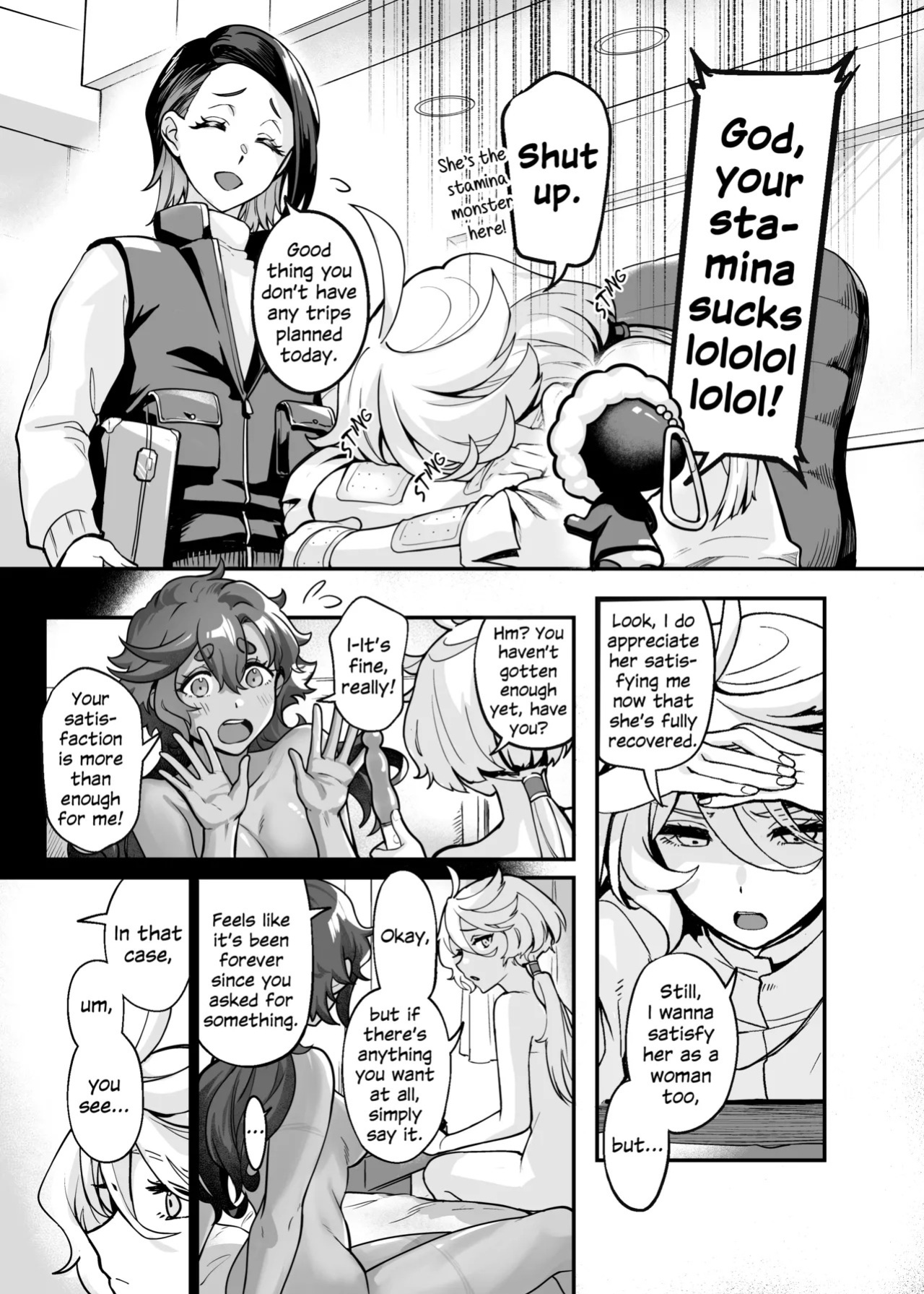 [Tendoushi (Tendou Itsuki)] Chanto Manzoku Sasete Ageru Kara, Baka | Since I'll Satisfy You, Stupid (Mobile Suit Gundam: The Witch from Mercury) [English] [Digital]