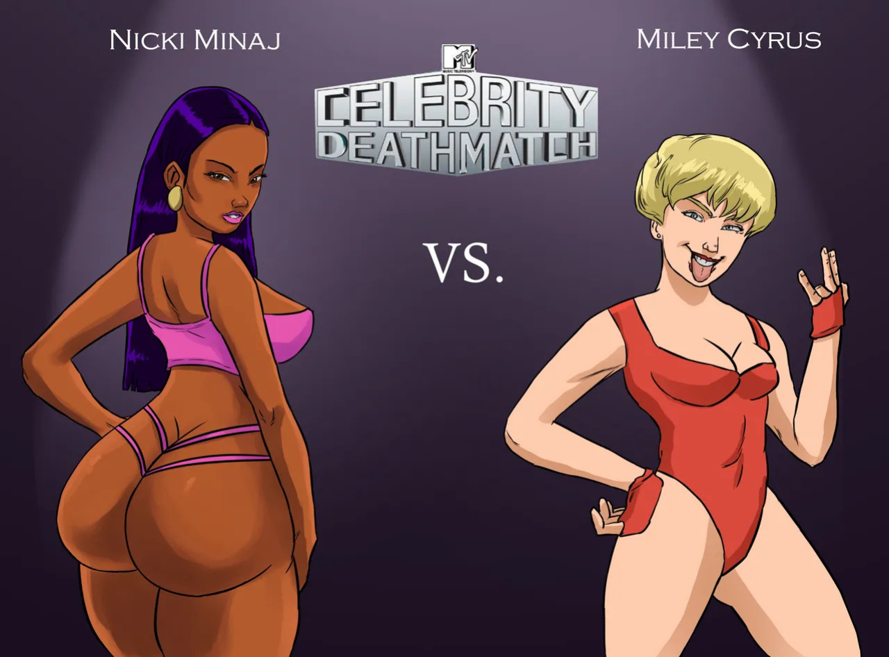 Nicki Minaj vs. Miley Cyrus by brutalhentai (unfinished)