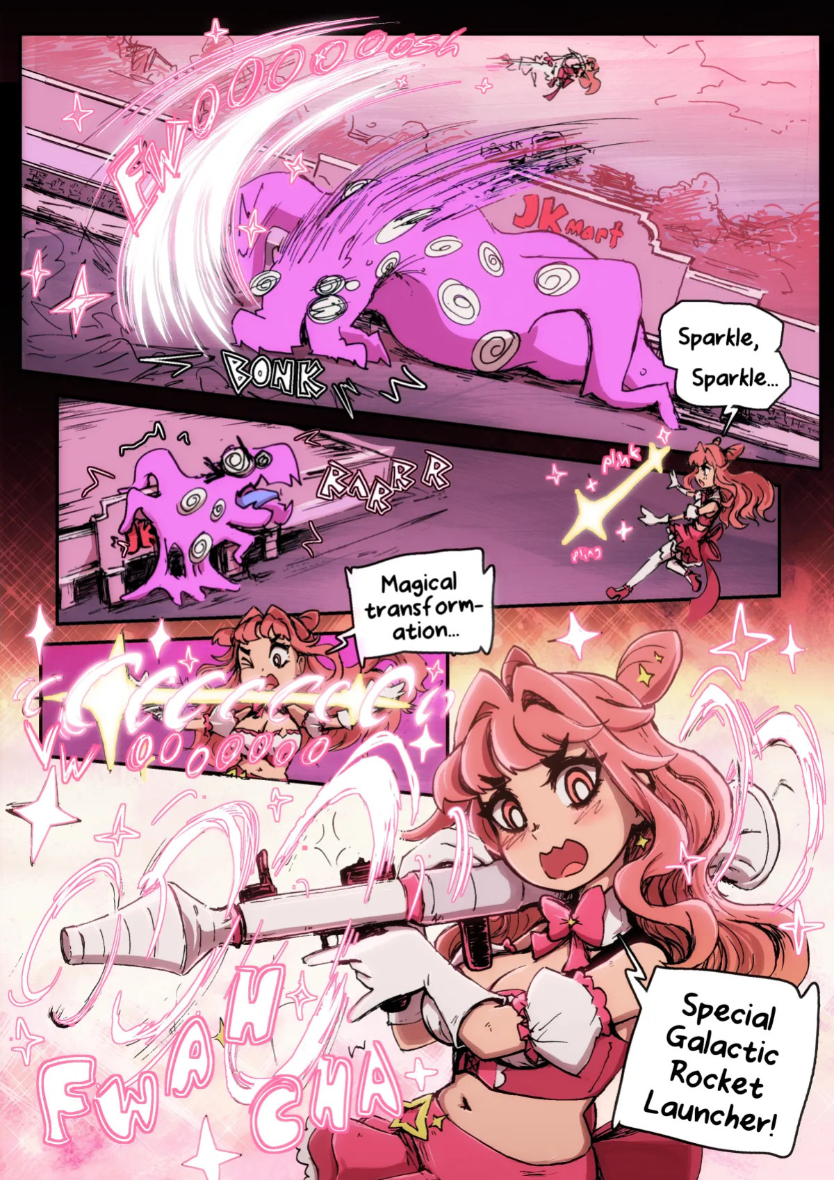 [Caffeccino] Mundane Magical Girl (Ongoing)