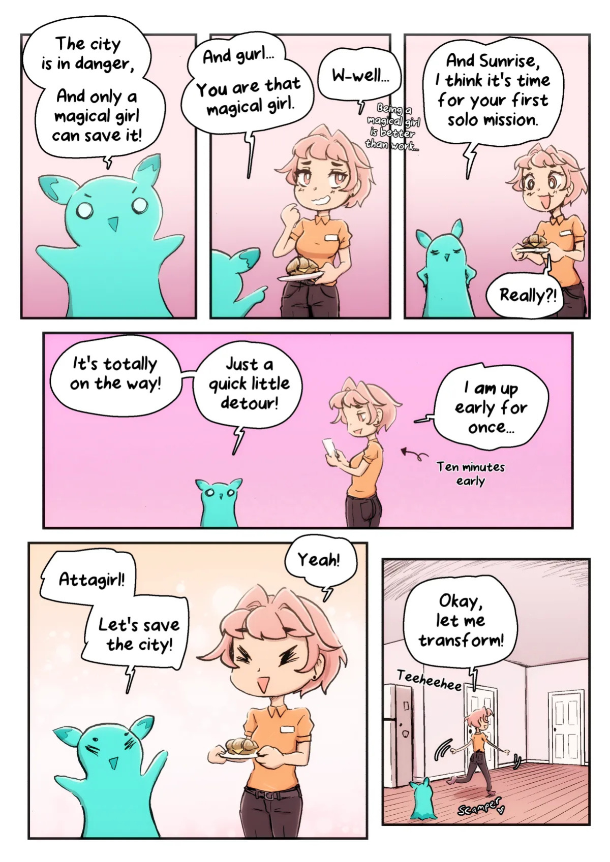 [Caffeccino] Mundane Magical Girl (Ongoing)