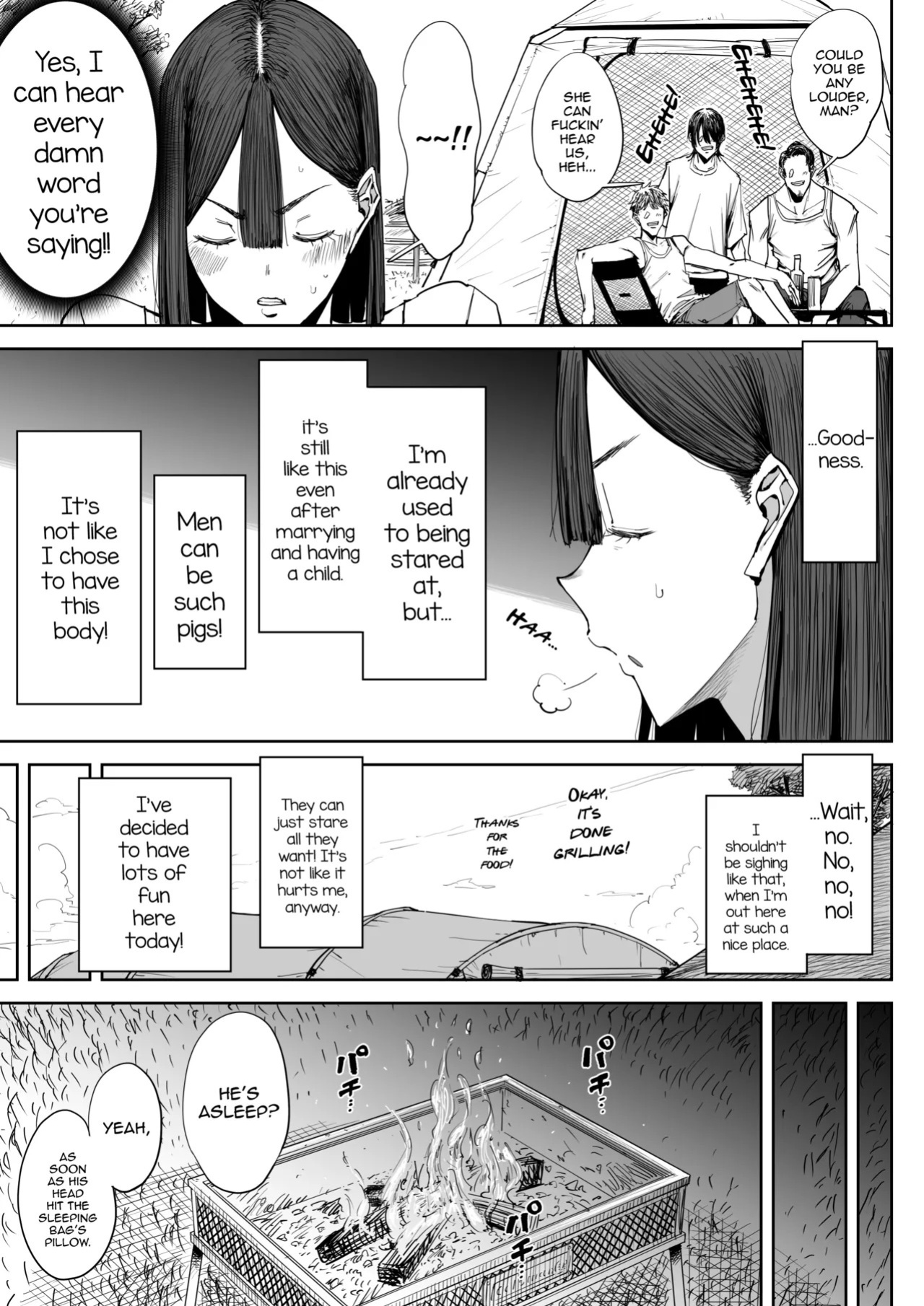 [Shioji] Dekkai Shiri no Hitozuma to Asa made Yarimakutta Hanashi [English] [mysterymeat3]
