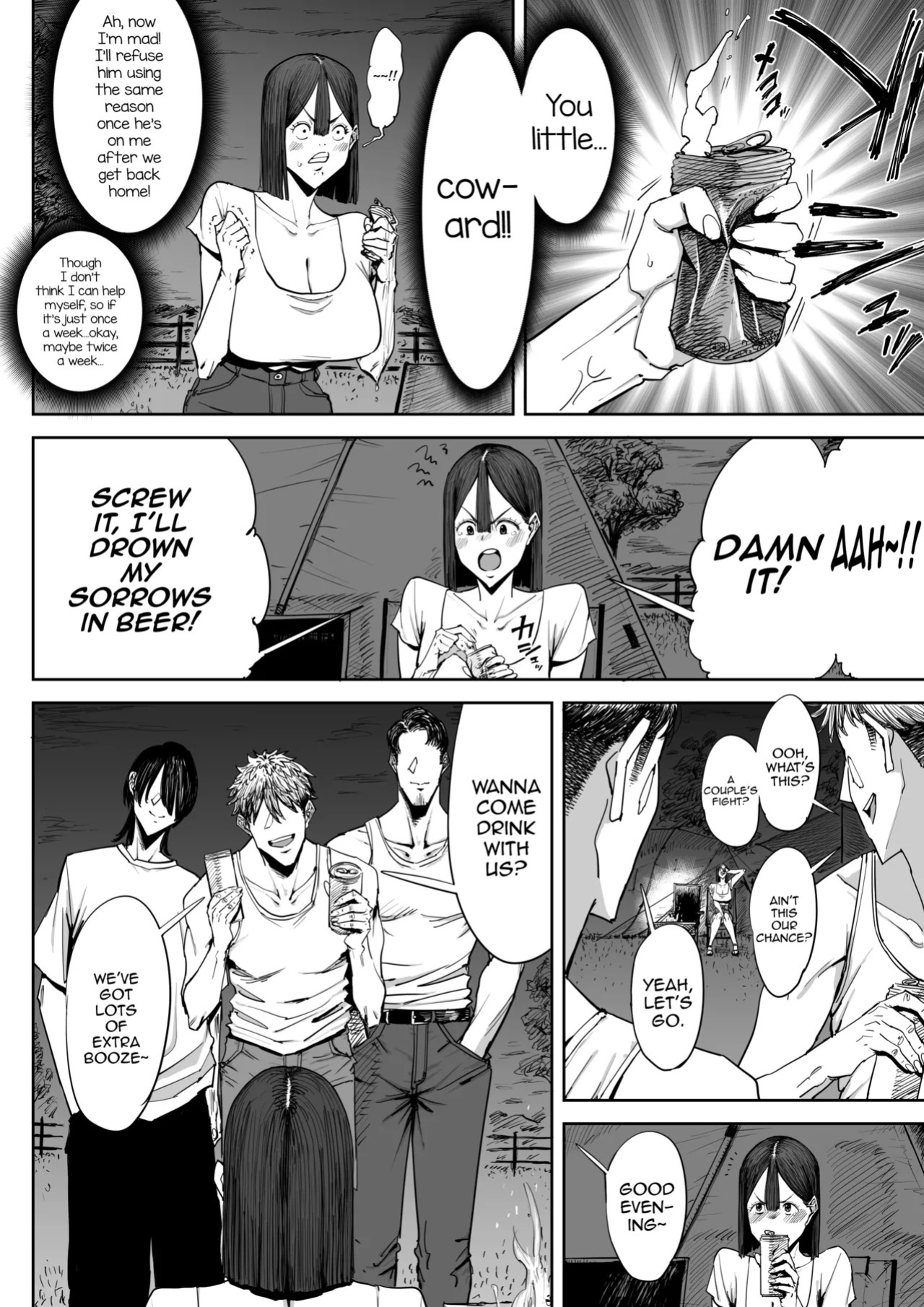 [Shioji] Dekkai Shiri no Hitozuma to Asa made Yarimakutta Hanashi [English] [mysterymeat3]