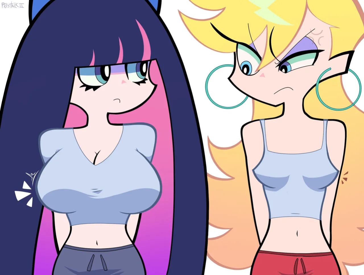 [P0sTalk] Panty & Stocking with Garterbelt