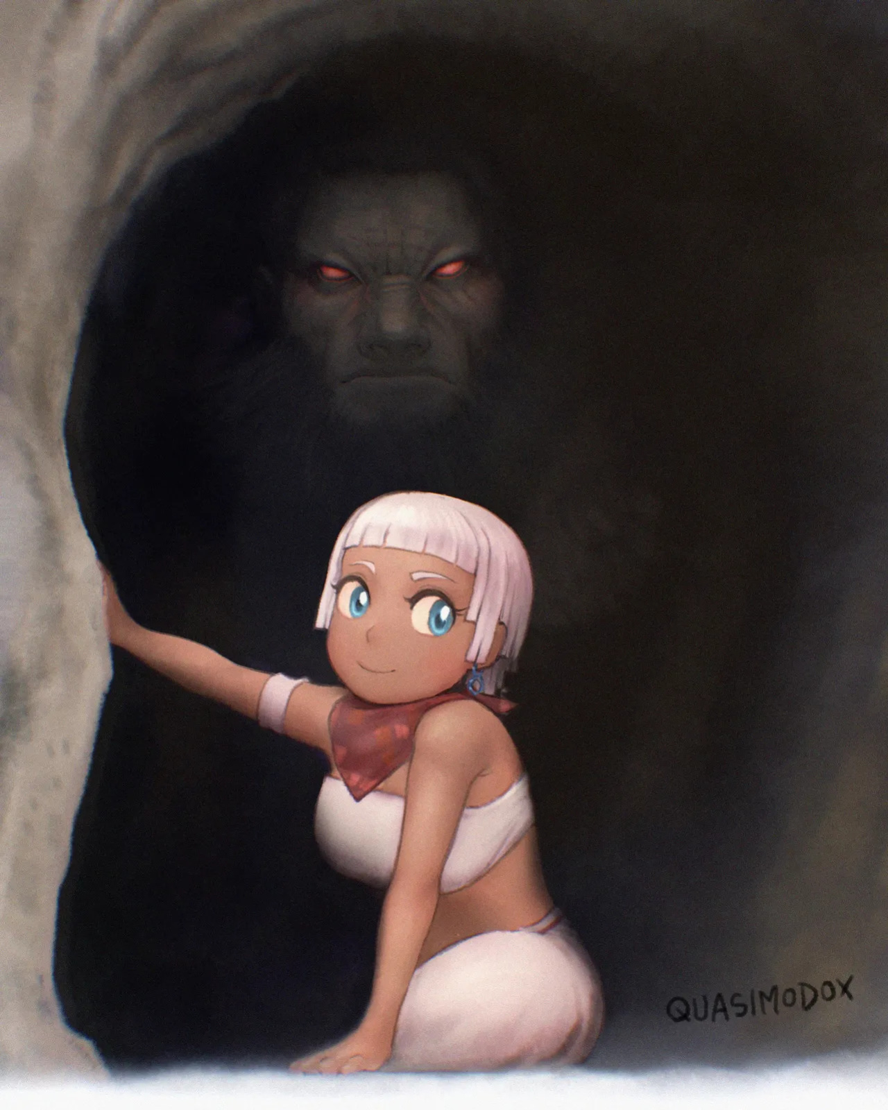 [Quasimodox, Wallace Pires] Akuma & Elena (Street Fighter 6)
