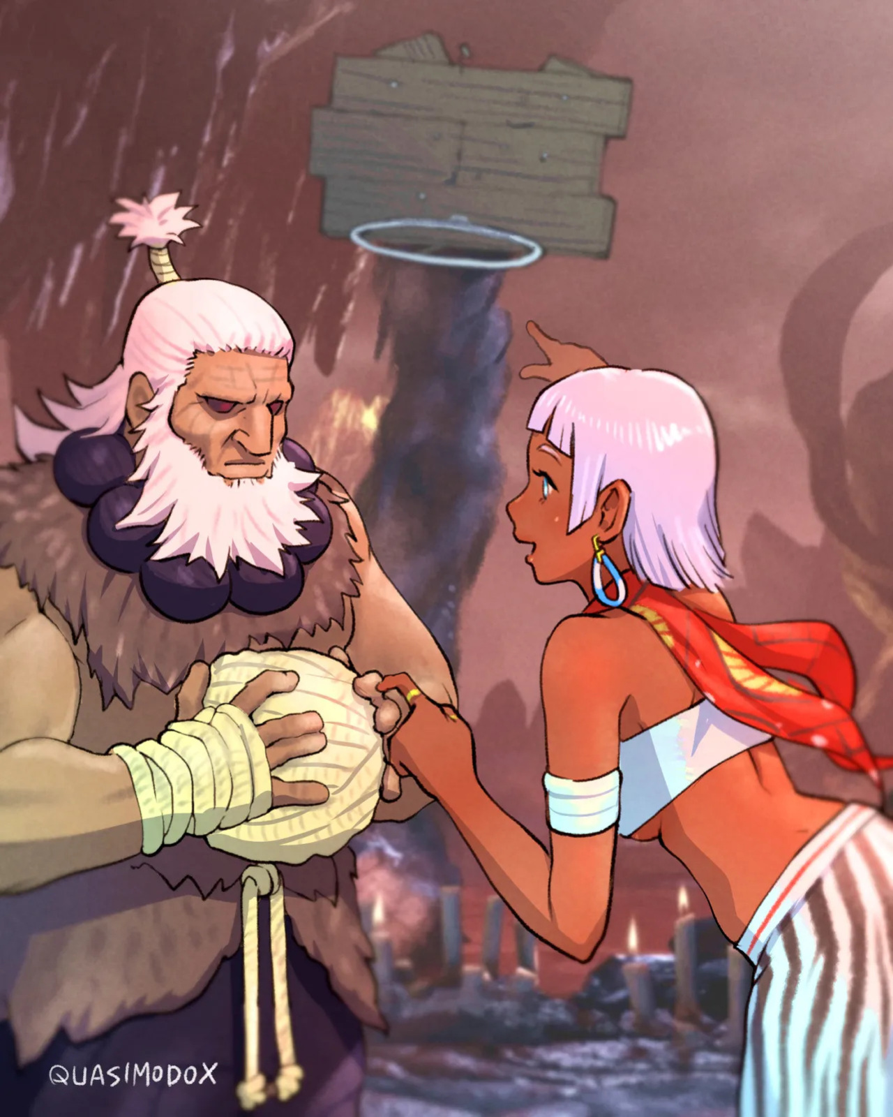 [Quasimodox, Wallace Pires] Akuma & Elena (Street Fighter 6)