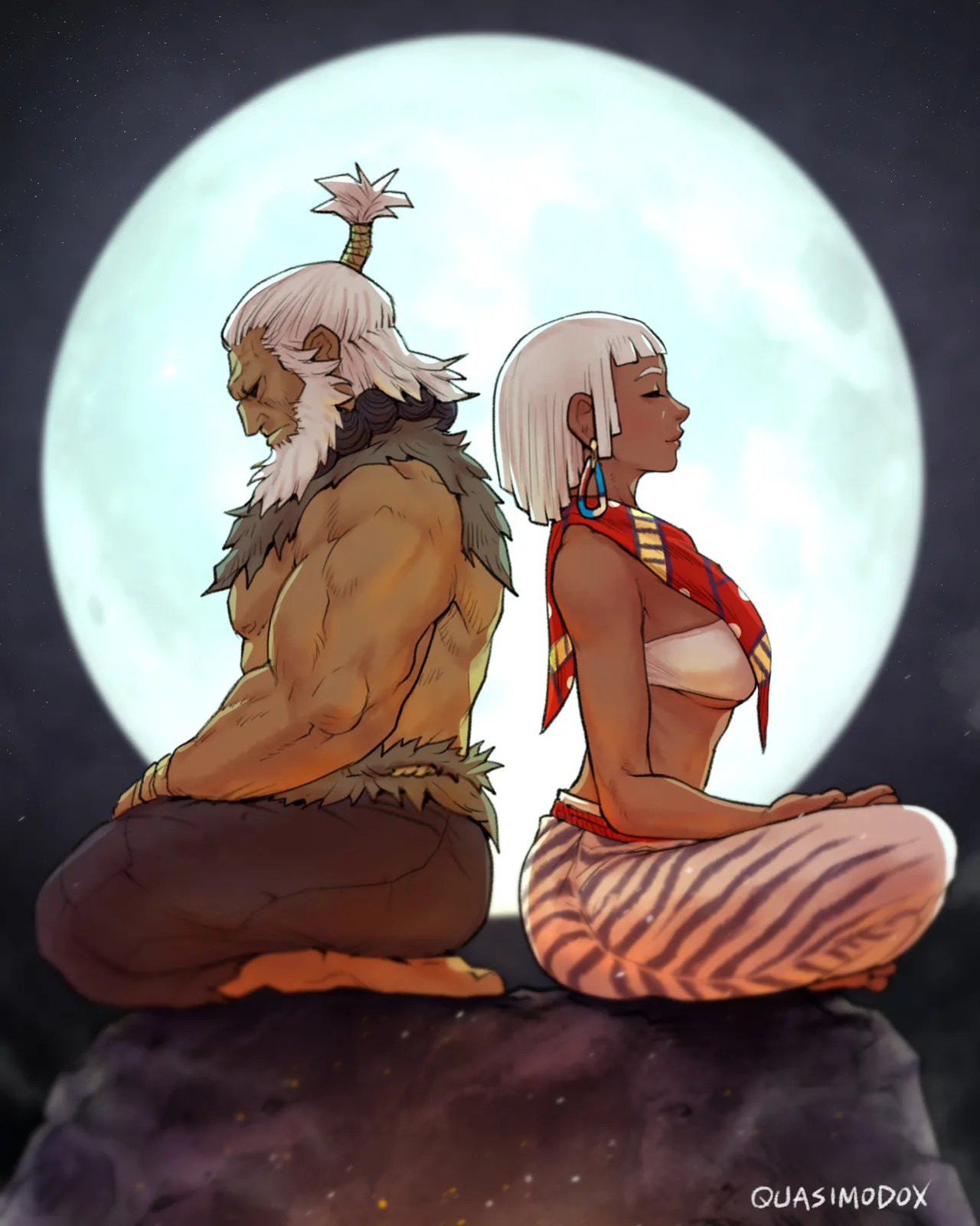 [Quasimodox, Wallace Pires] Akuma & Elena (Street Fighter 6)