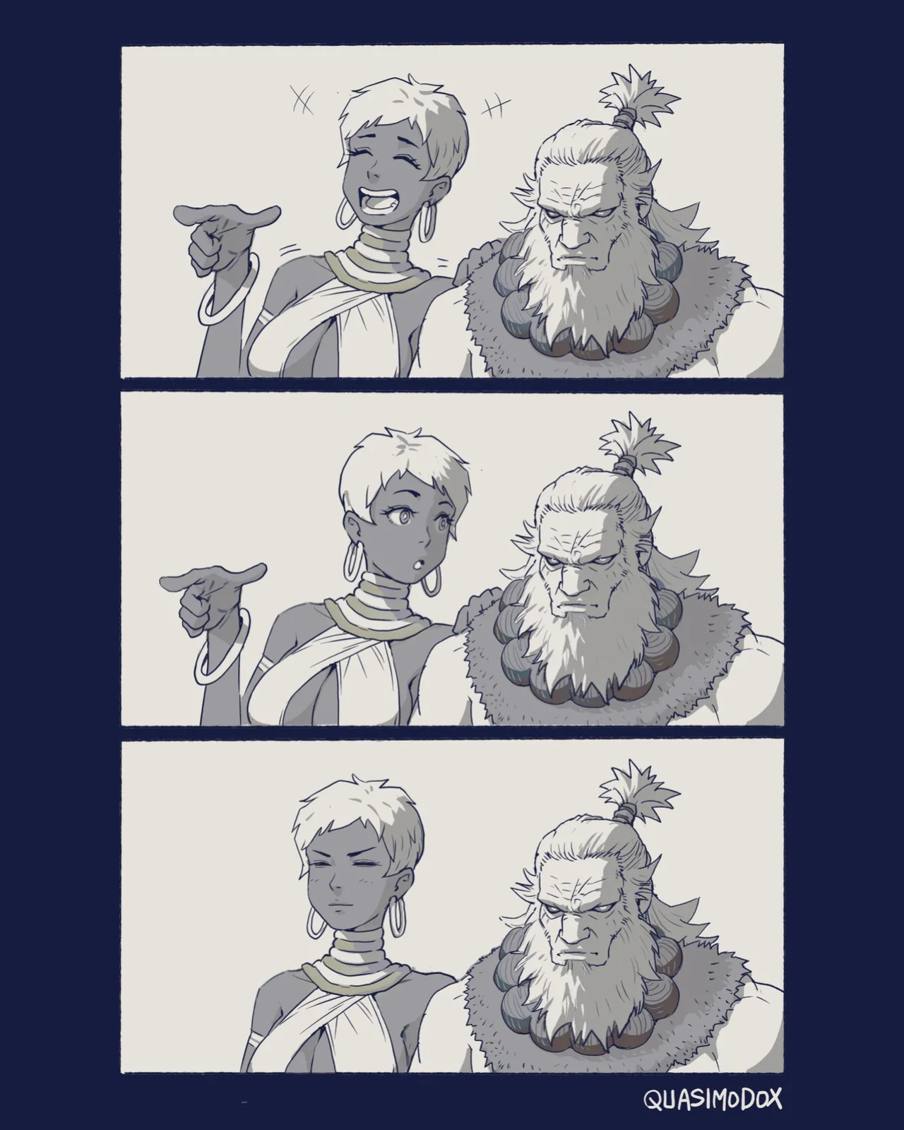 [Quasimodox, Wallace Pires] Akuma & Elena (Street Fighter 6)