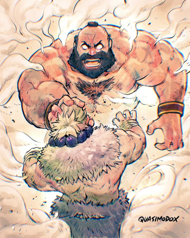 [Quasimodox, Wallace Pires] Akuma & Elena (Street Fighter 6)