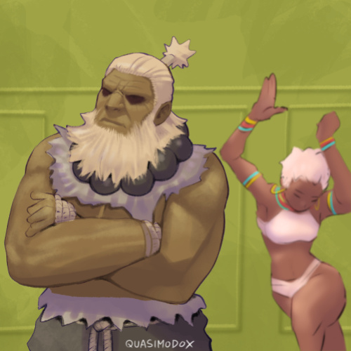 [Quasimodox, Wallace Pires] Akuma & Elena (Street Fighter 6)