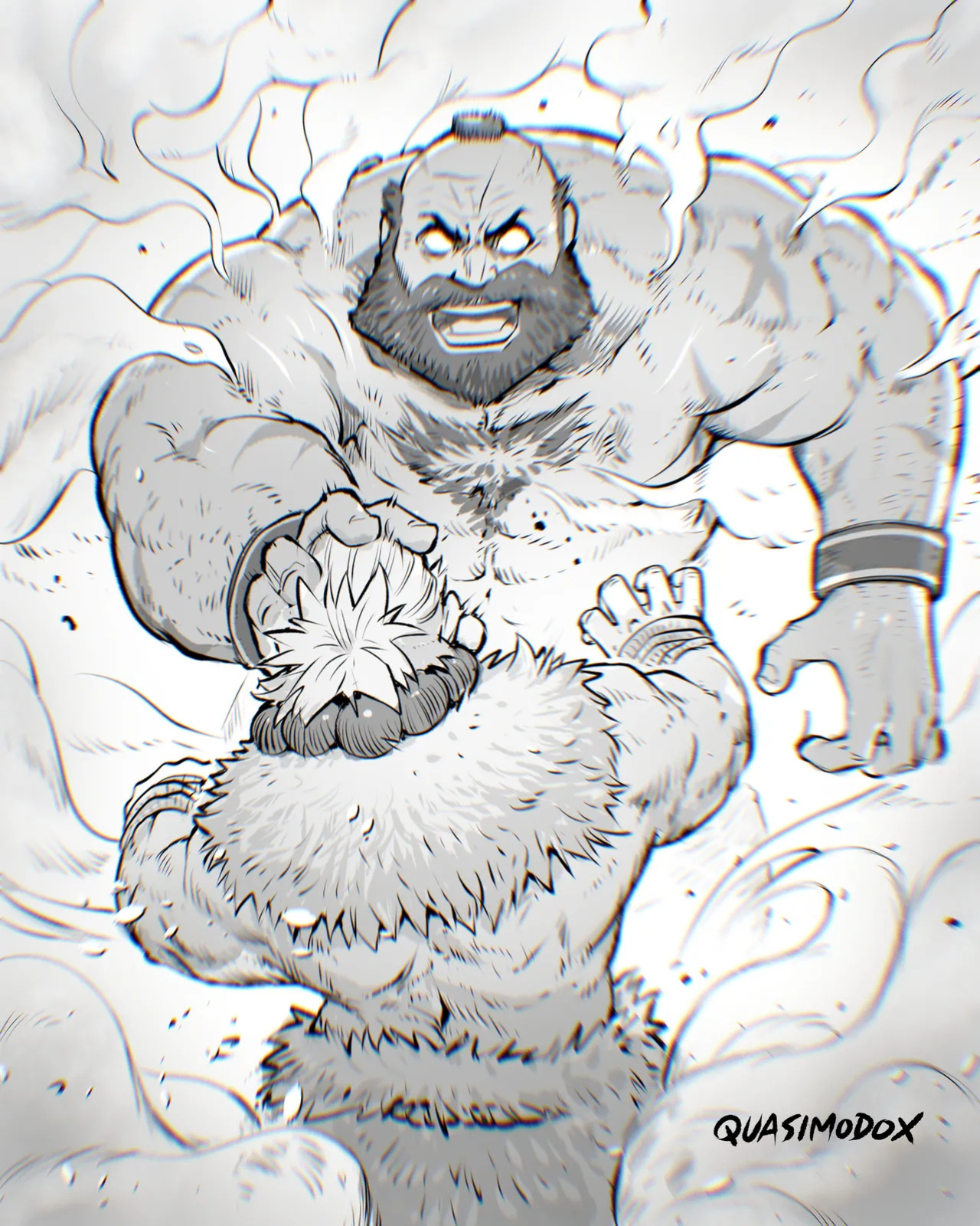 [Quasimodox, Wallace Pires] Akuma & Elena (Street Fighter 6)