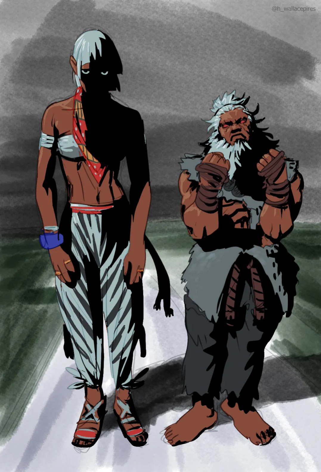 [Quasimodox, Wallace Pires] Akuma & Elena (Street Fighter 6)
