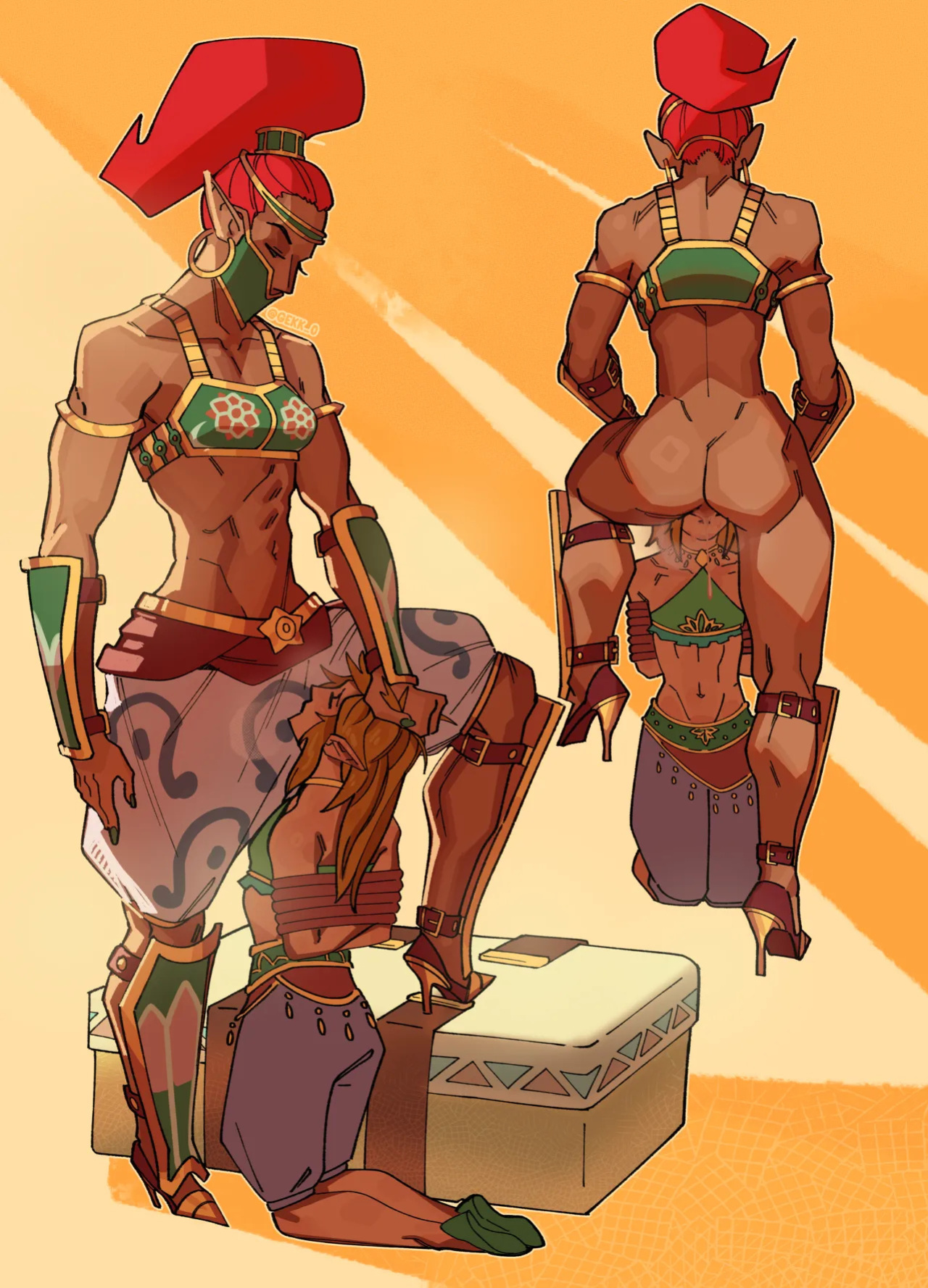 [GekkoNSFW] Sneaking into the Forbidden Town ch.1-2 (TLOZ: Breath of the Wild) [ongoing]
