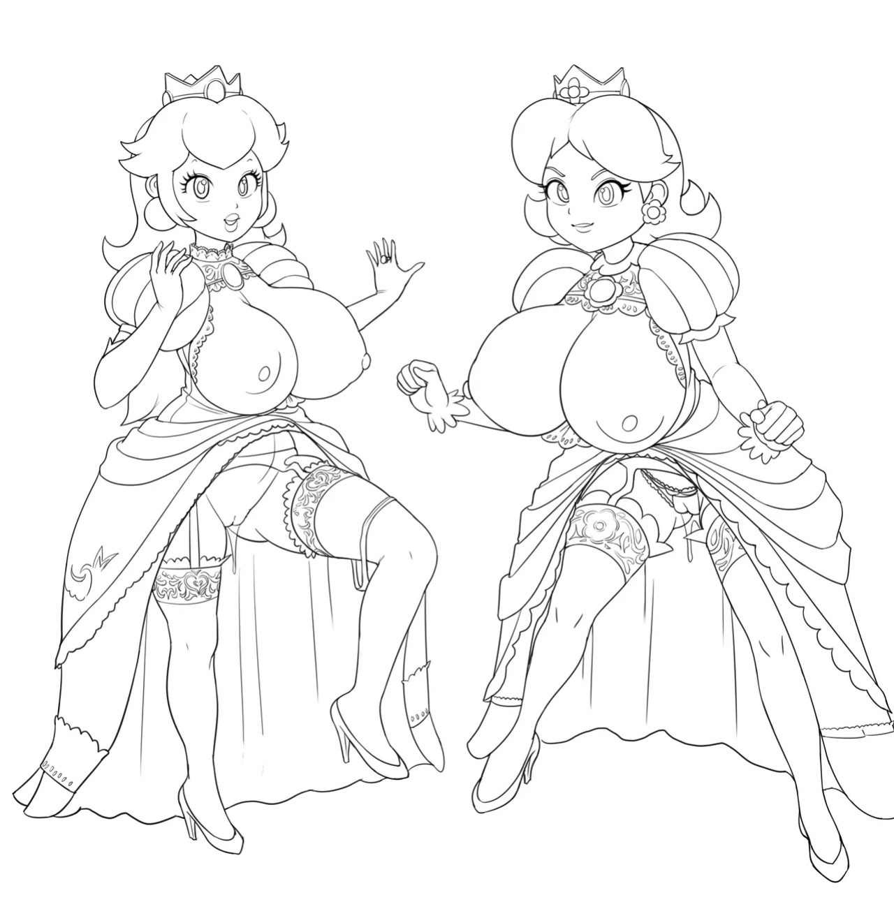 [Greyimpaction] Super Mario Bros Princesses