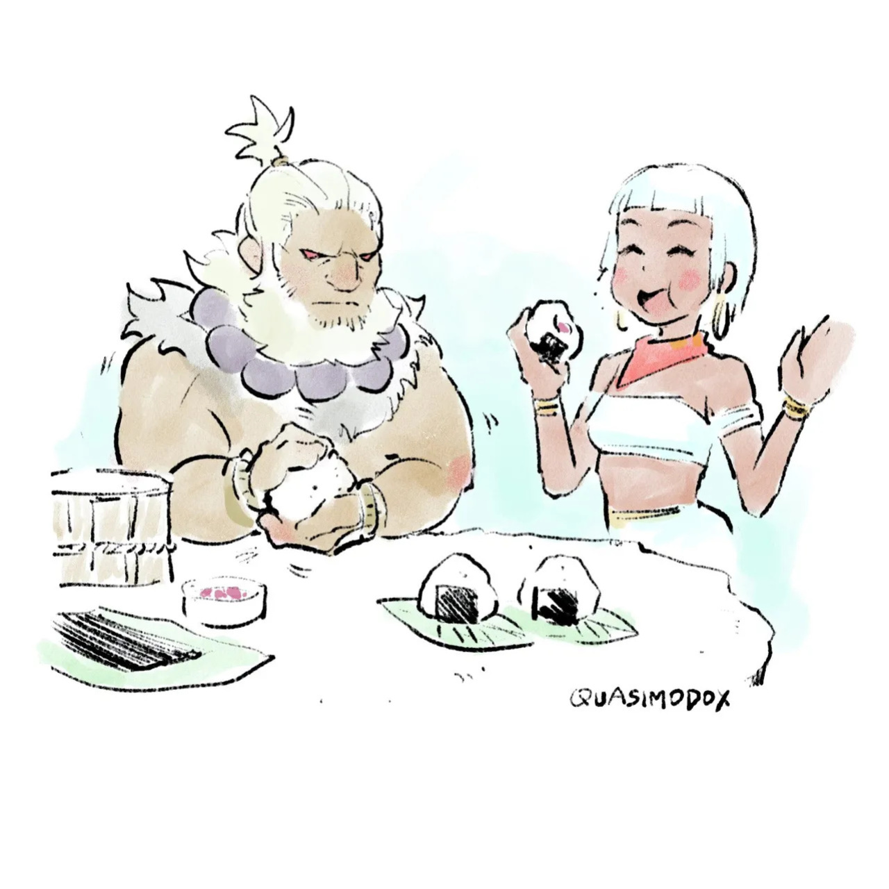 [Quasimodox, Wallace Pires] Akuma & Elena (Street Fighter 6)