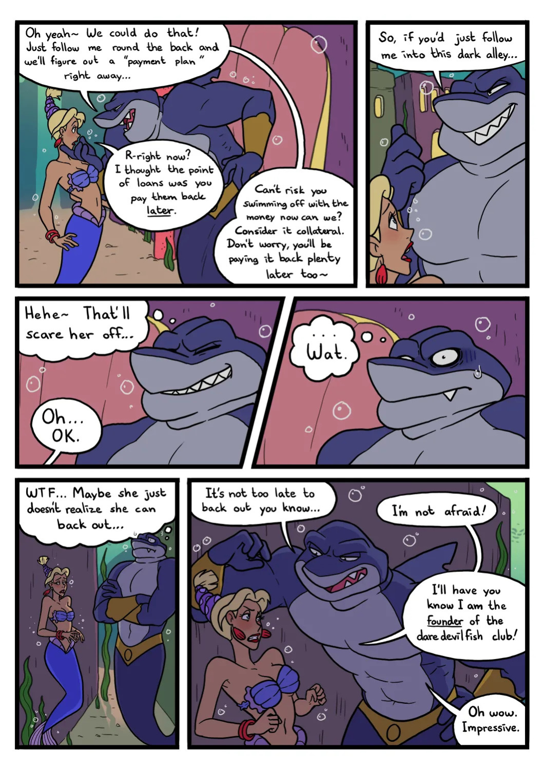[DontFapGirl) Loan Shark (The Little Mermaid)
