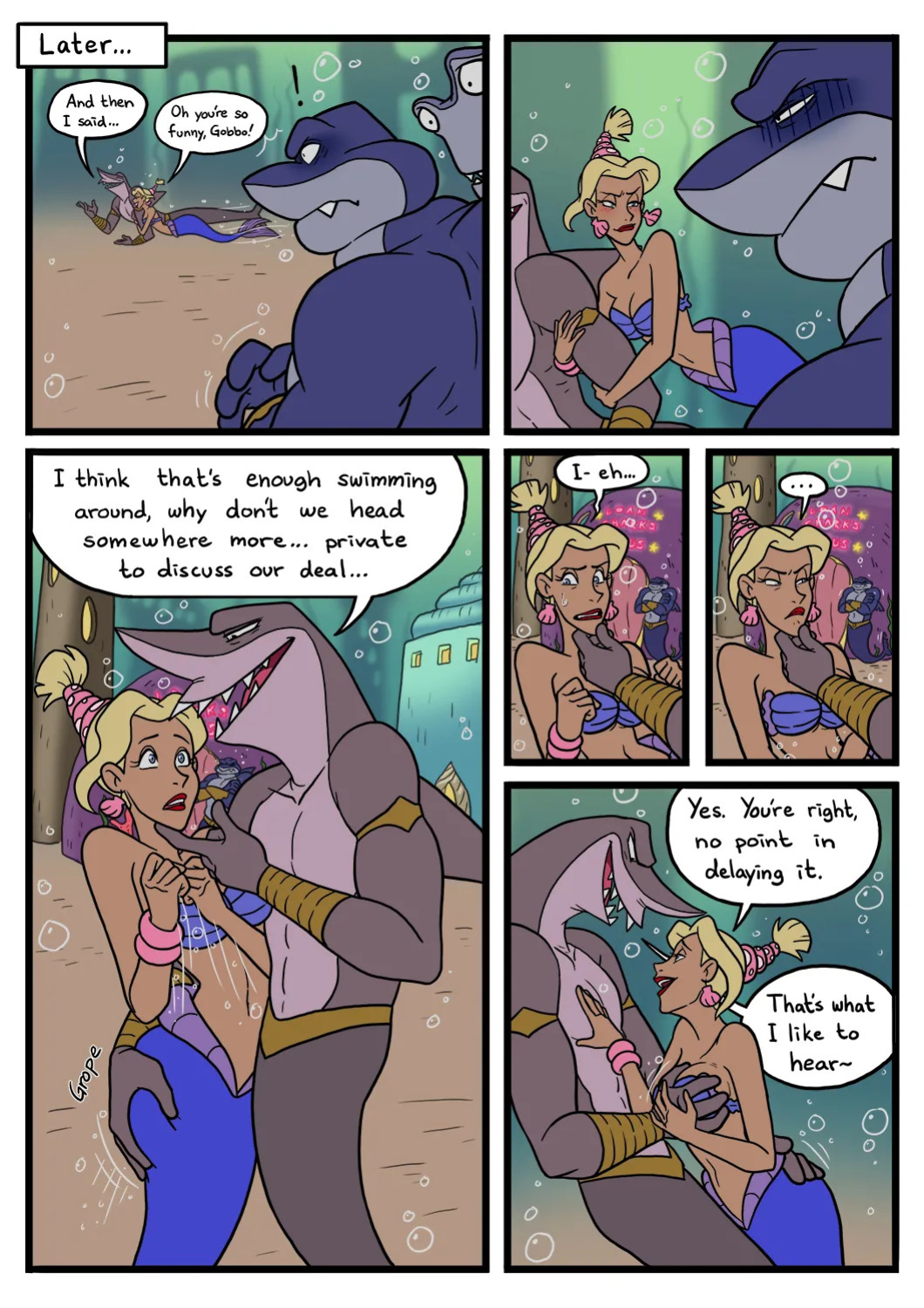 [DontFapGirl) Loan Shark (The Little Mermaid)