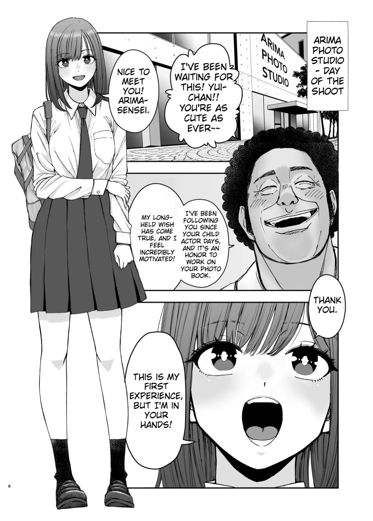 [Sujikaminari] A story about a JK popular actress that gets NTR'd by a photographer boss[English]