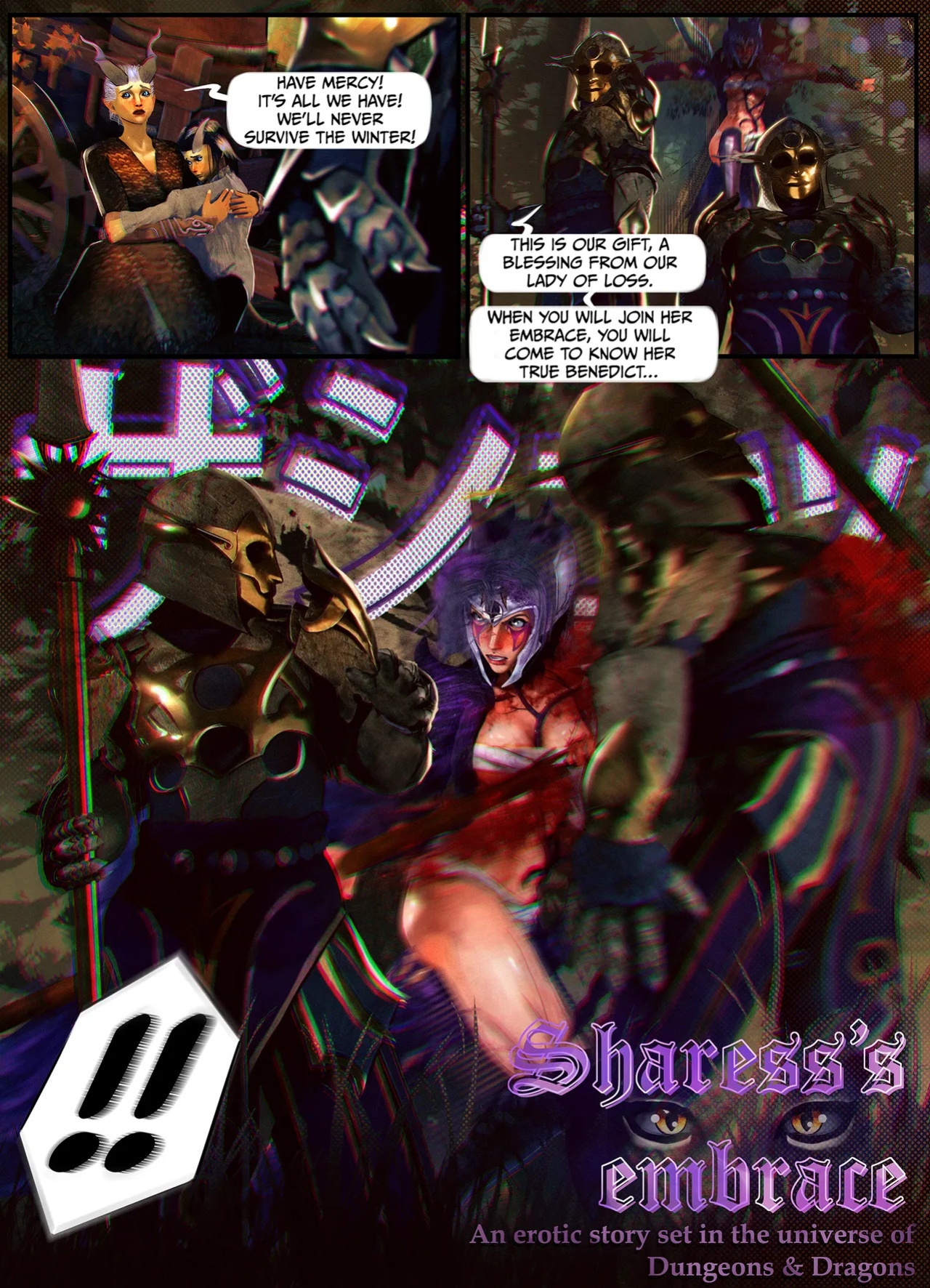 『Sharess's Embrace by Umbreoctali』An erotic story set in the universe of Dungeons & Dragons (English)