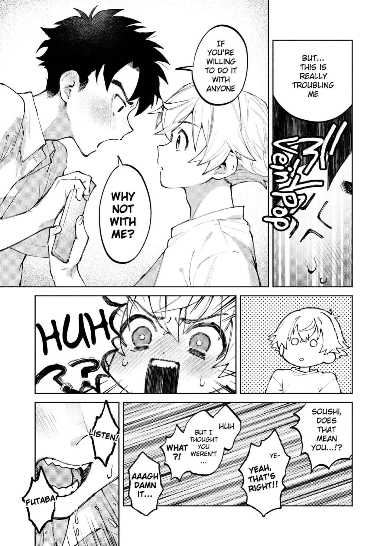 [Nechimocco (Warabita)] If you're fine with anyone, Why not do it with Me?! 〜My CHildhood friend discovered Anal Masturbation...〜 [English]